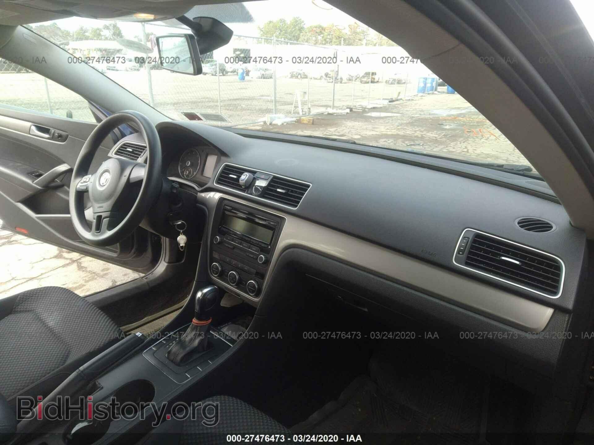 2012 VOLKSWAGEN PASSAT - VIN: 1VWAP7A32CC035236 - Фото 5