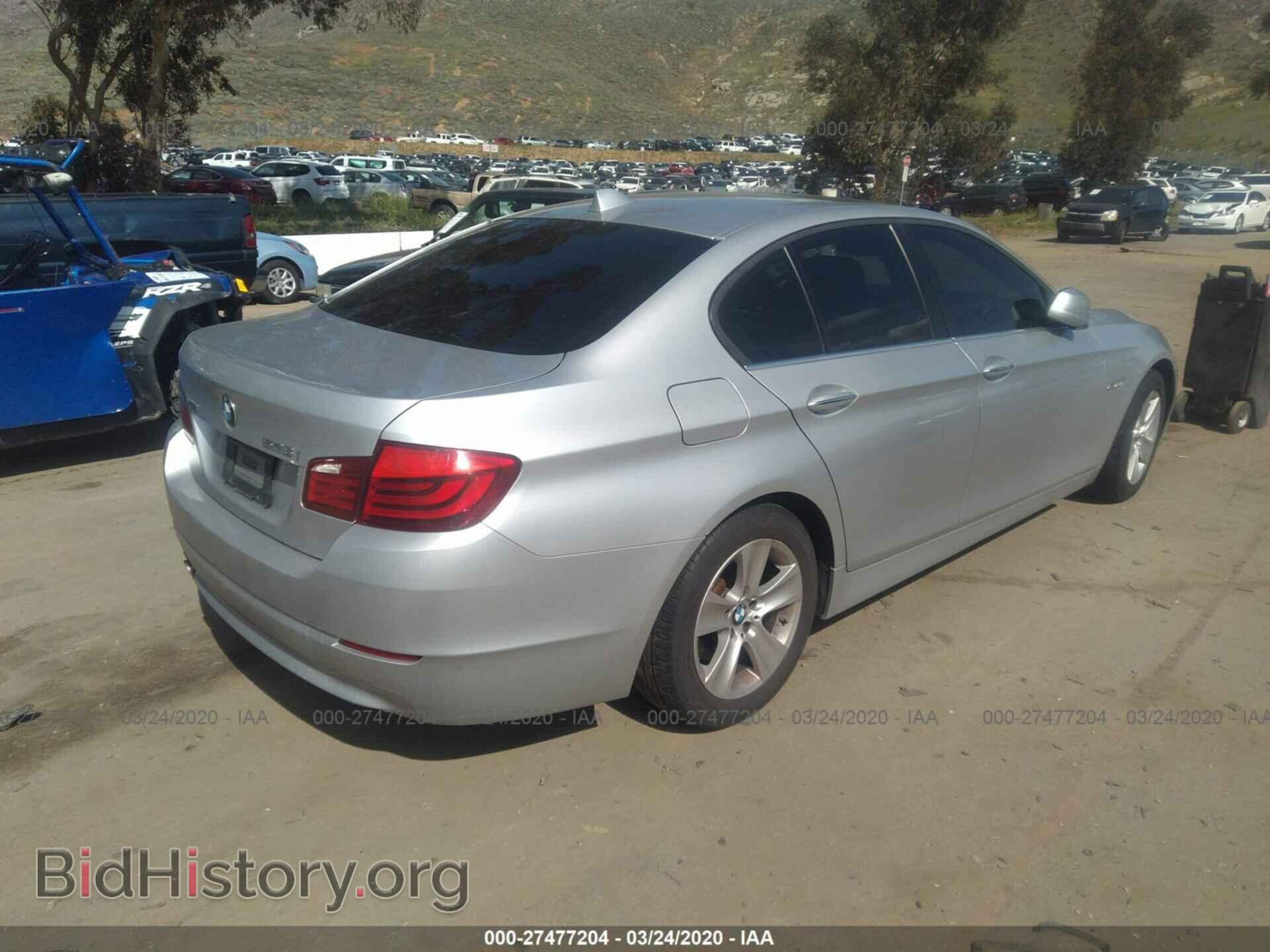 2013 BMW 528 - VIN: WBAXH5C55DDW15120 - Фото 4