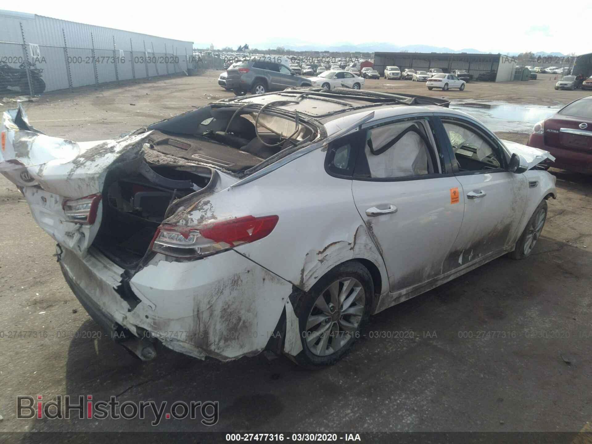 2016 KIA OPTIMA - VIN: 5XXGU4L33GG102885 - Фото 4