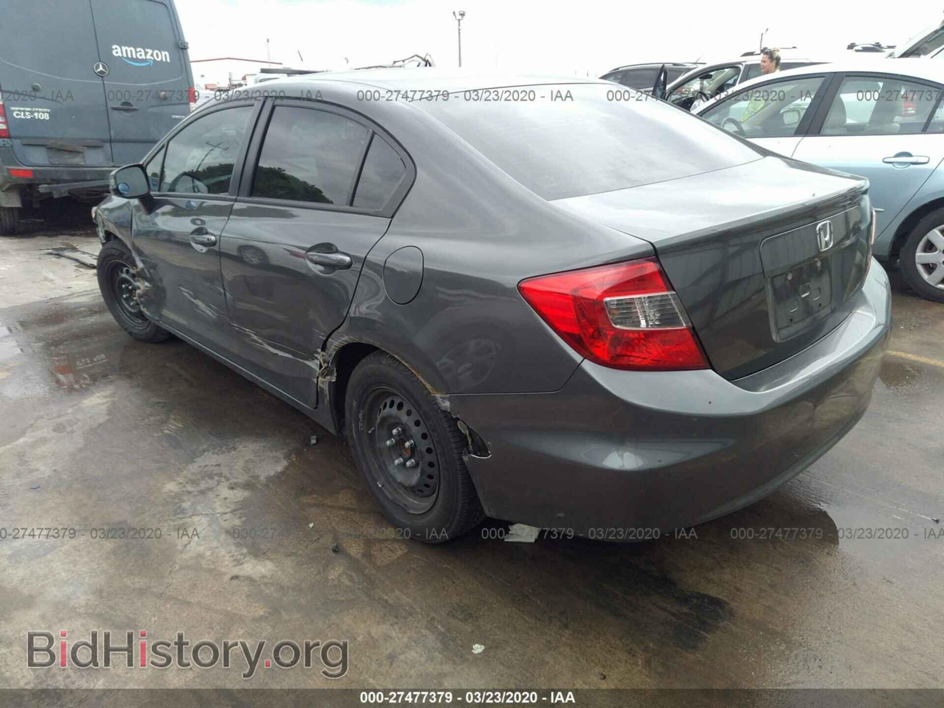 2012 HONDA CIVIC - VIN: 2HGFB2F57CH597278 - Фото 3
