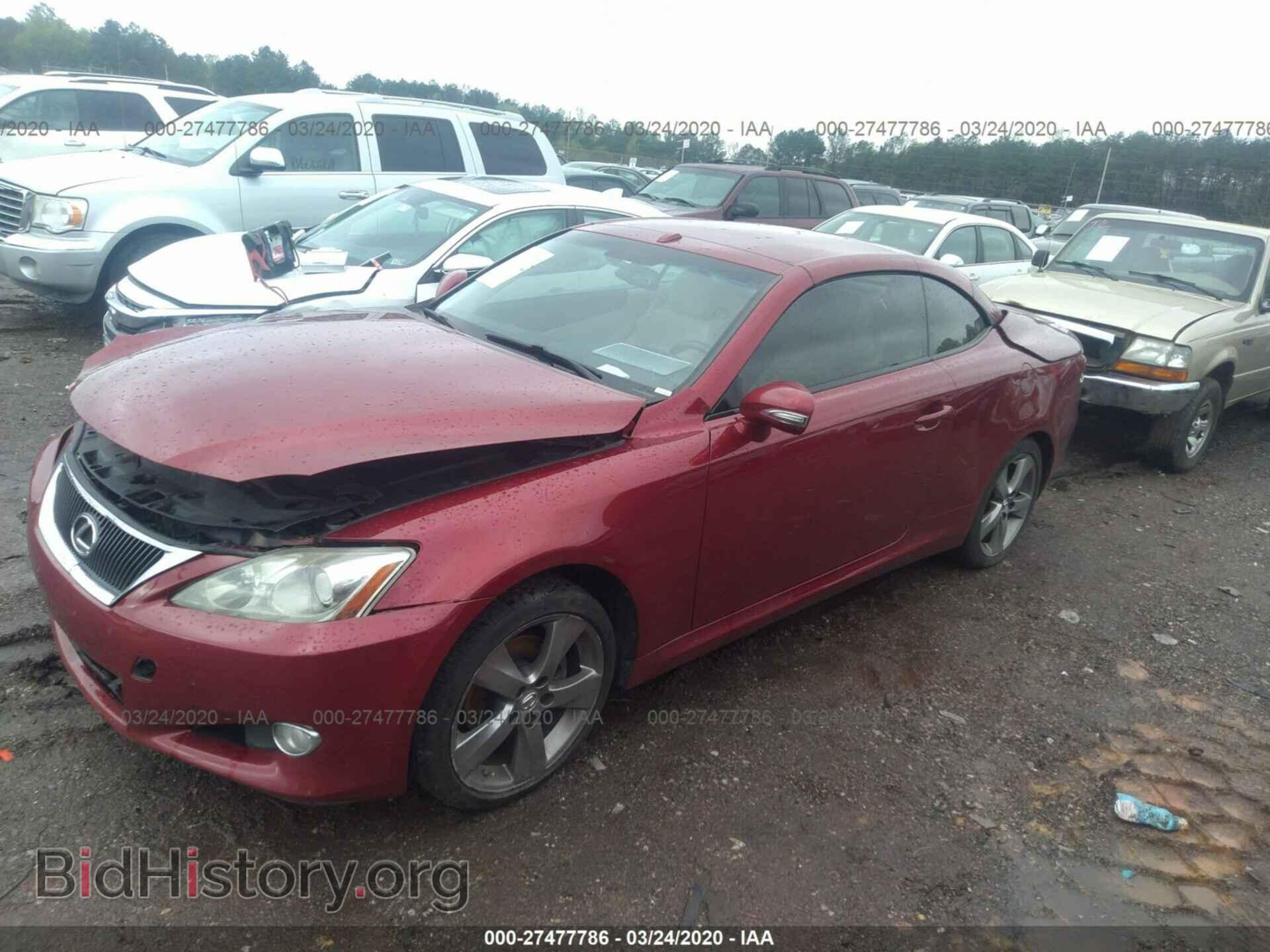 2010 LEXUS IS - VIN: JTHFF2C2XA2502794 - Фото 2