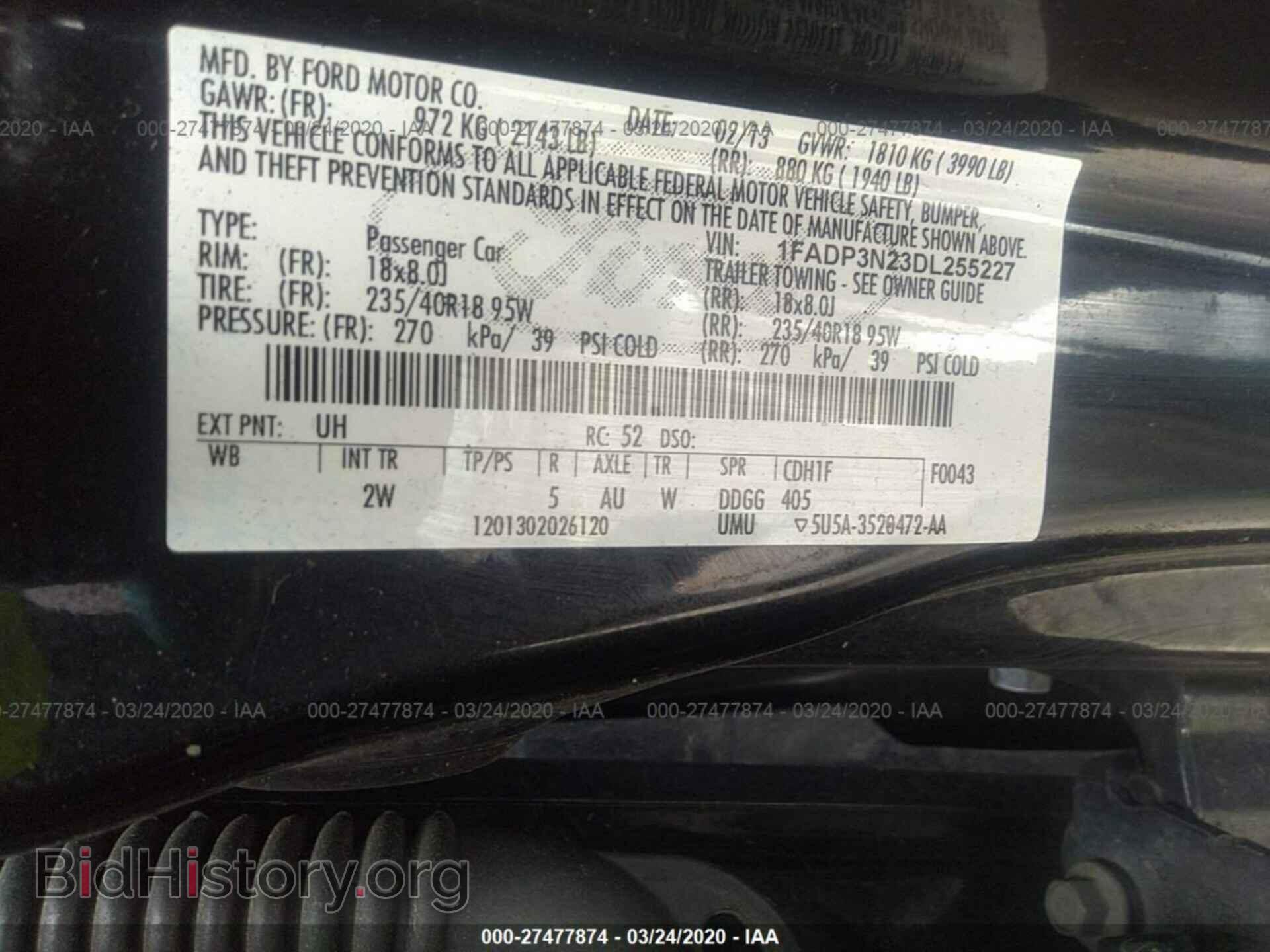 2013 FORD FOCUS - VIN: 1FADP3N23DL255227 - Photo 9
