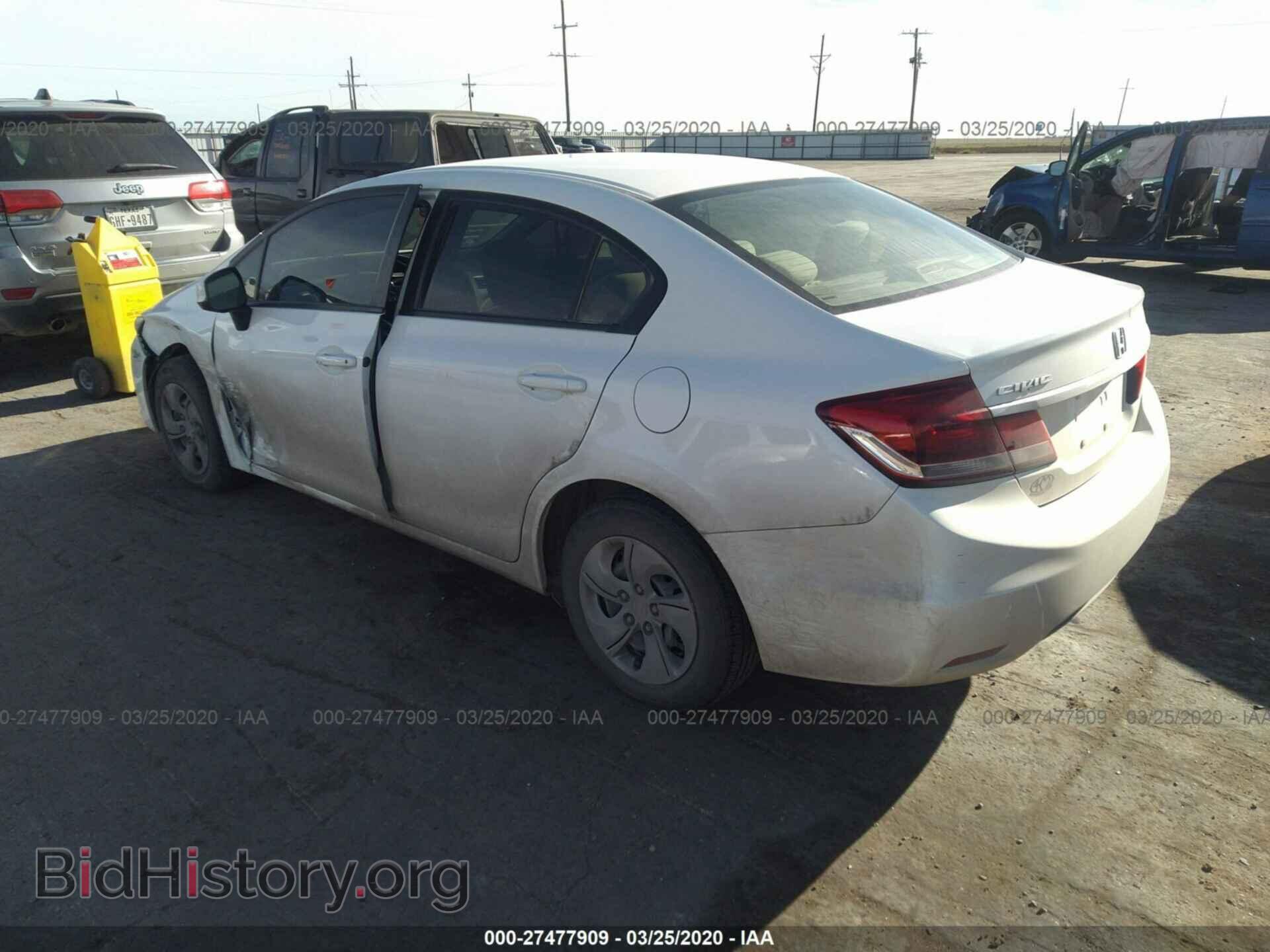 2013 HONDA CIVIC - VIN: 19XFB2F53DE207840 - Фото 3