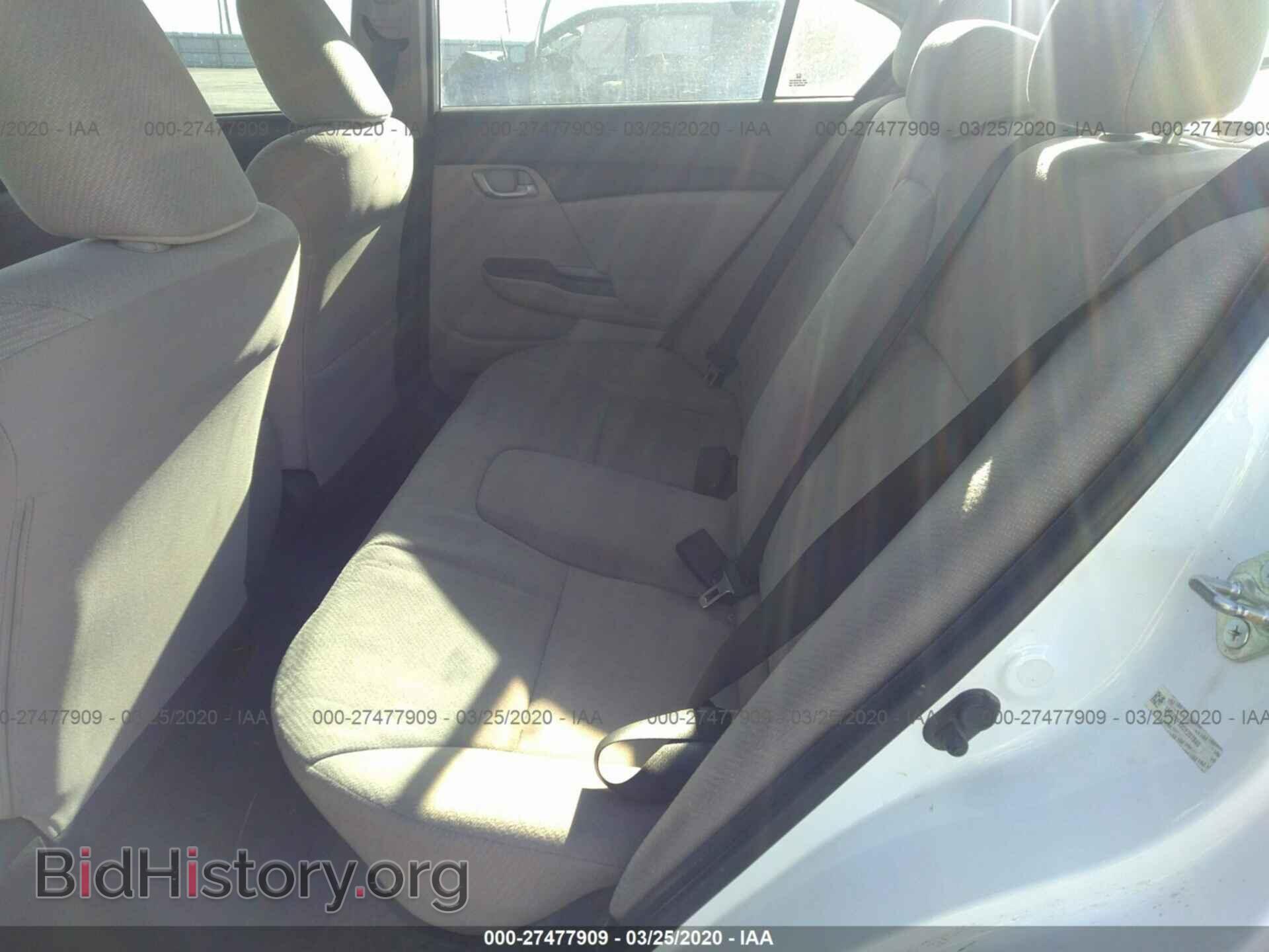 2013 HONDA CIVIC - VIN: 19XFB2F53DE207840 - Фото 8