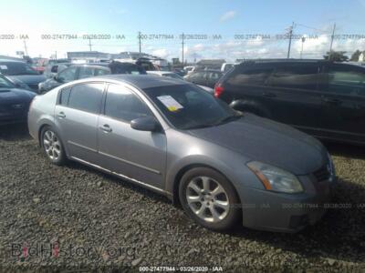 2007 Nissan MAXIMA SE/SL, silver — VIN 1N4BA41E37C830266, IAAI
