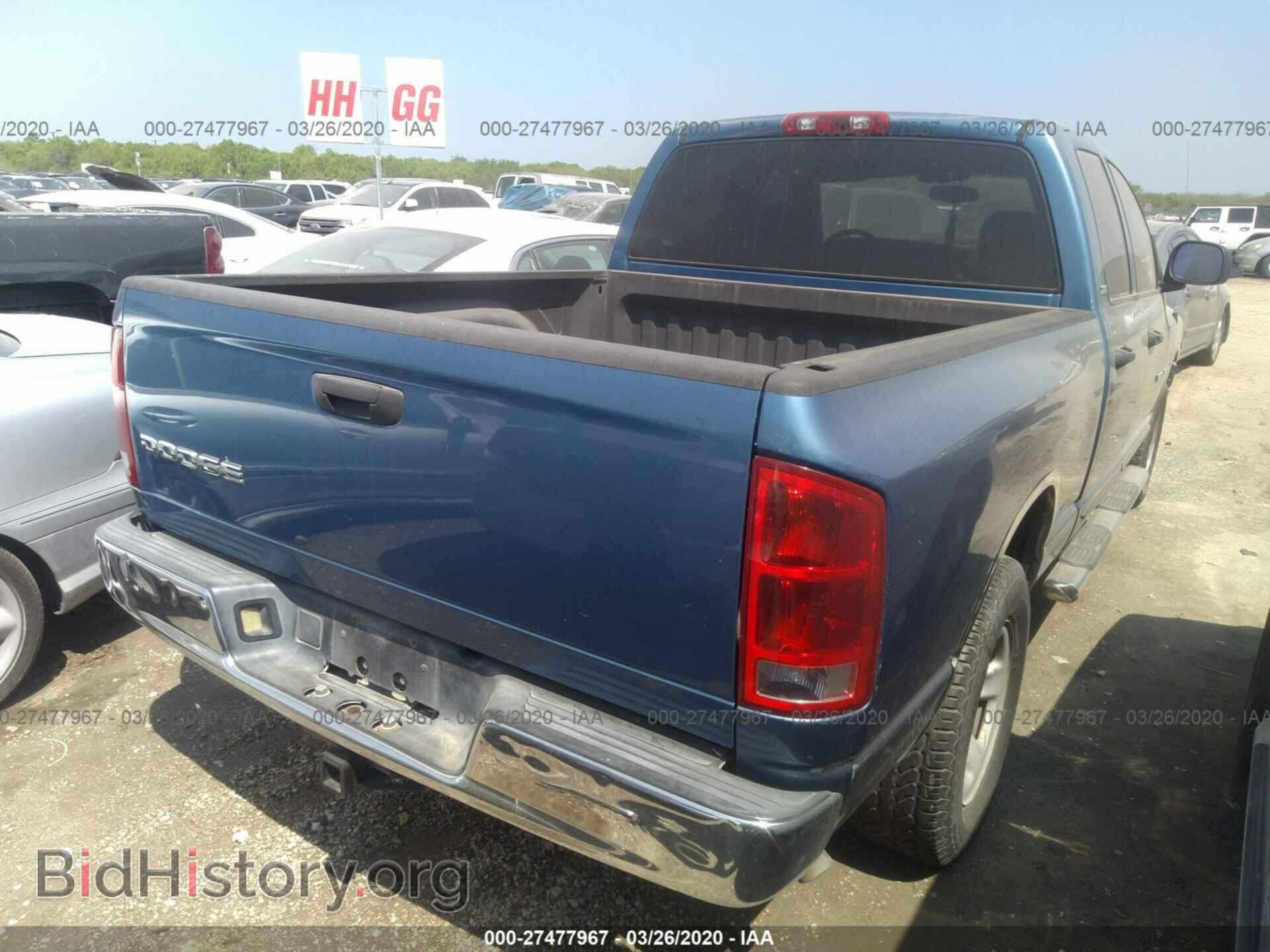 2002 DODGE RAM 1500 - VIN: 3D7HA18N62G150379 - Фото 4