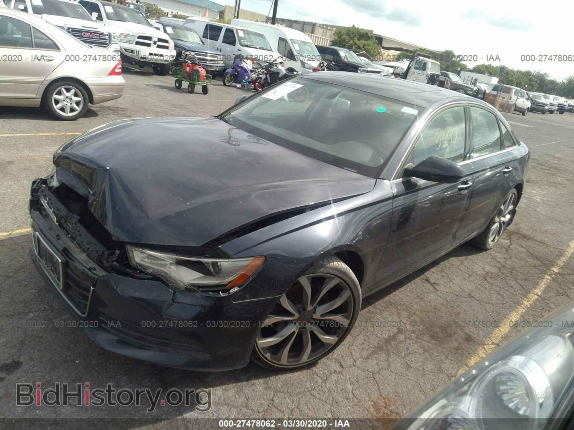 2013 AUDI A6 - VIN: WAUGFAFC9DN025439 - Photo 2