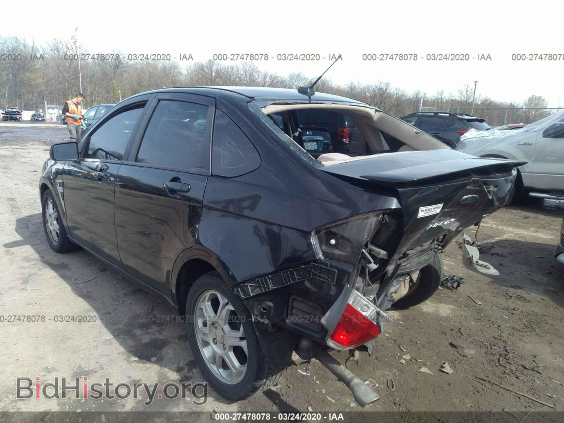 2008 FORD FOCUS - VIN: 1FAHP35N98W162471 - Фото 3