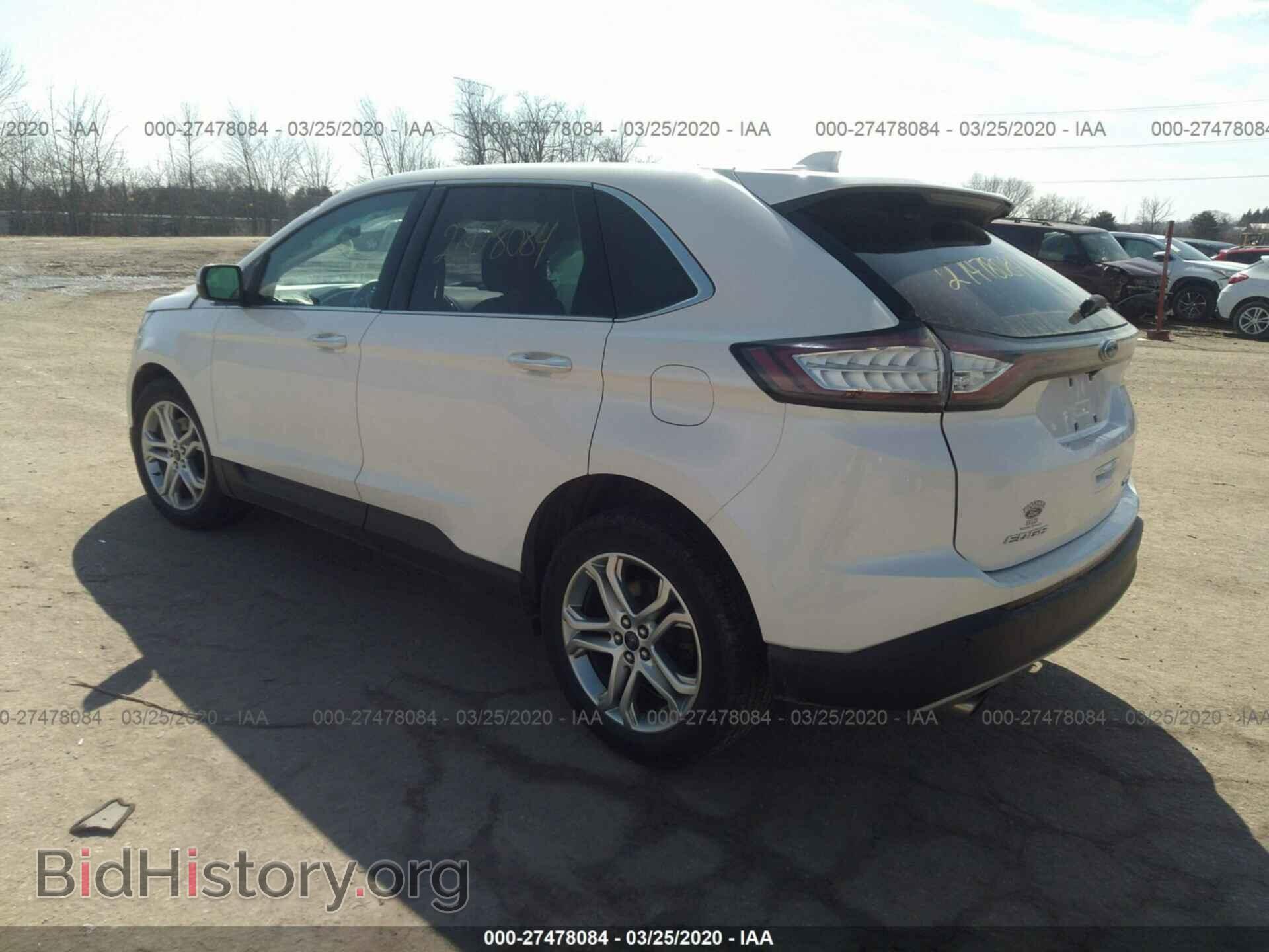 2016 FORD EDGE - VIN: 2FMPK4K97GBC64137 - Photo 3