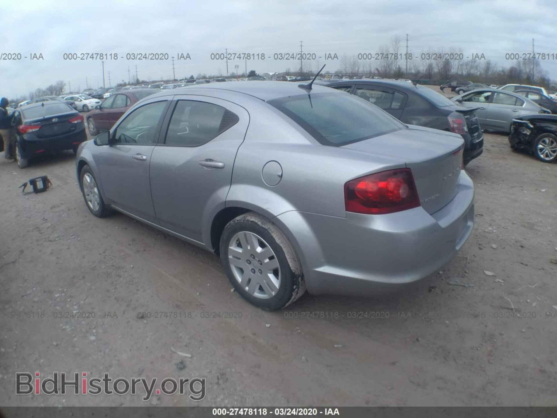 2014 DODGE AVENGER - VIN: 1C3CDZABXEN125947 - Фото 3