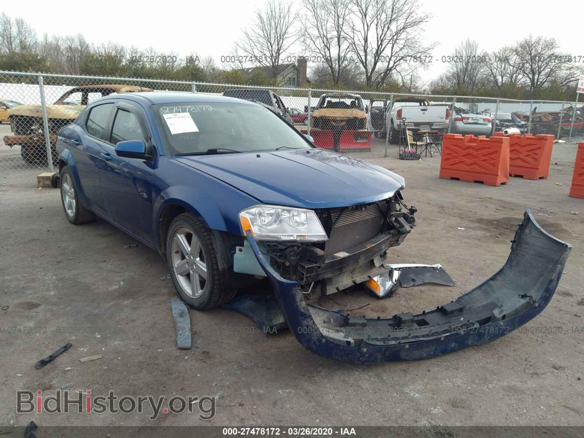 Photo 1C3CDZCB7CN148287 - DODGE AVENGER 2012