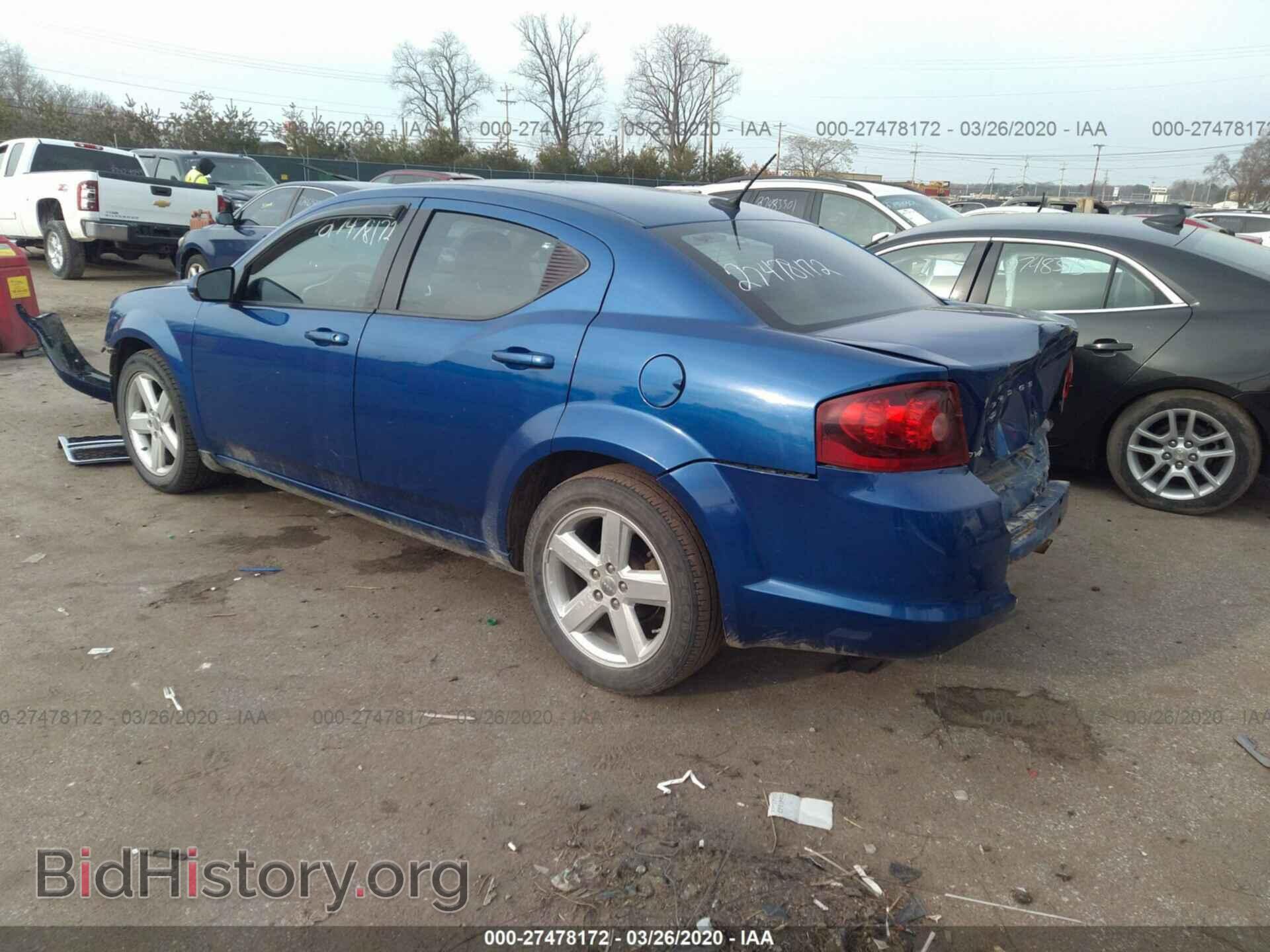 2012 DODGE AVENGER - VIN: 1C3CDZCB7CN148287 - Фото 3