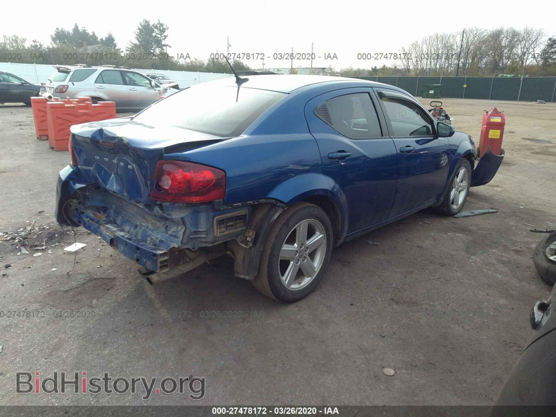 2012 DODGE AVENGER - VIN: 1C3CDZCB7CN148287 - Фото 4