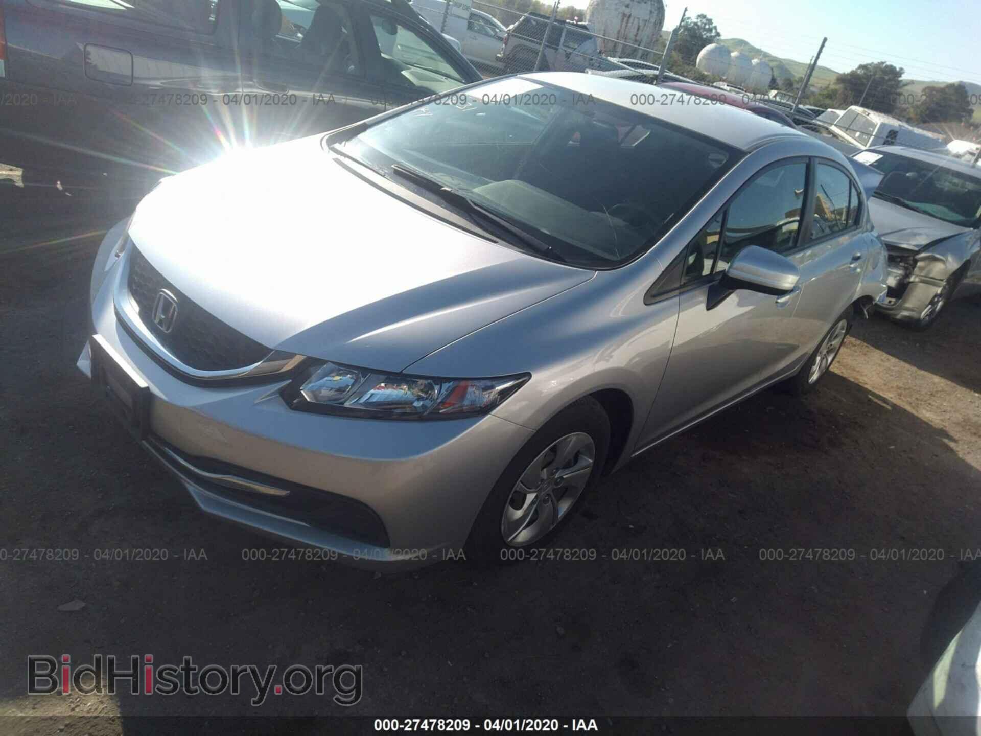 2014 HONDA CIVIC - VIN: 19XFB2E5XEE072083 - Фото 2