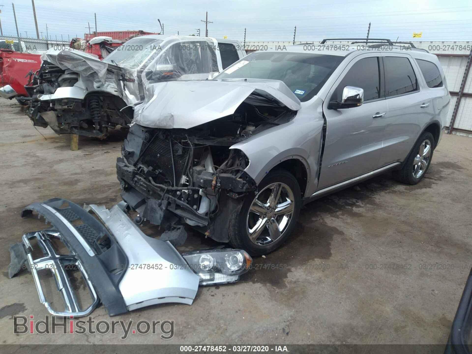2012 DODGE DURANGO - VIN: 1C4SDHET5CC361287 - Photo 2