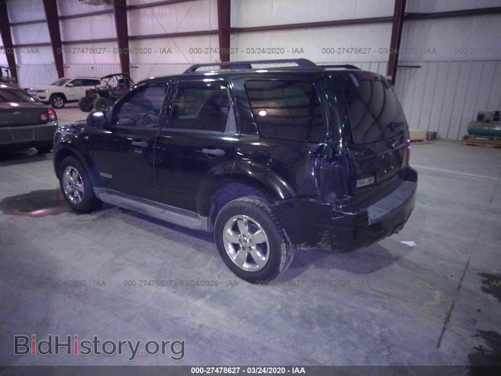 2008 FORD ESCAPE - VIN: 1FMCU03148KB45740 - Фото 3