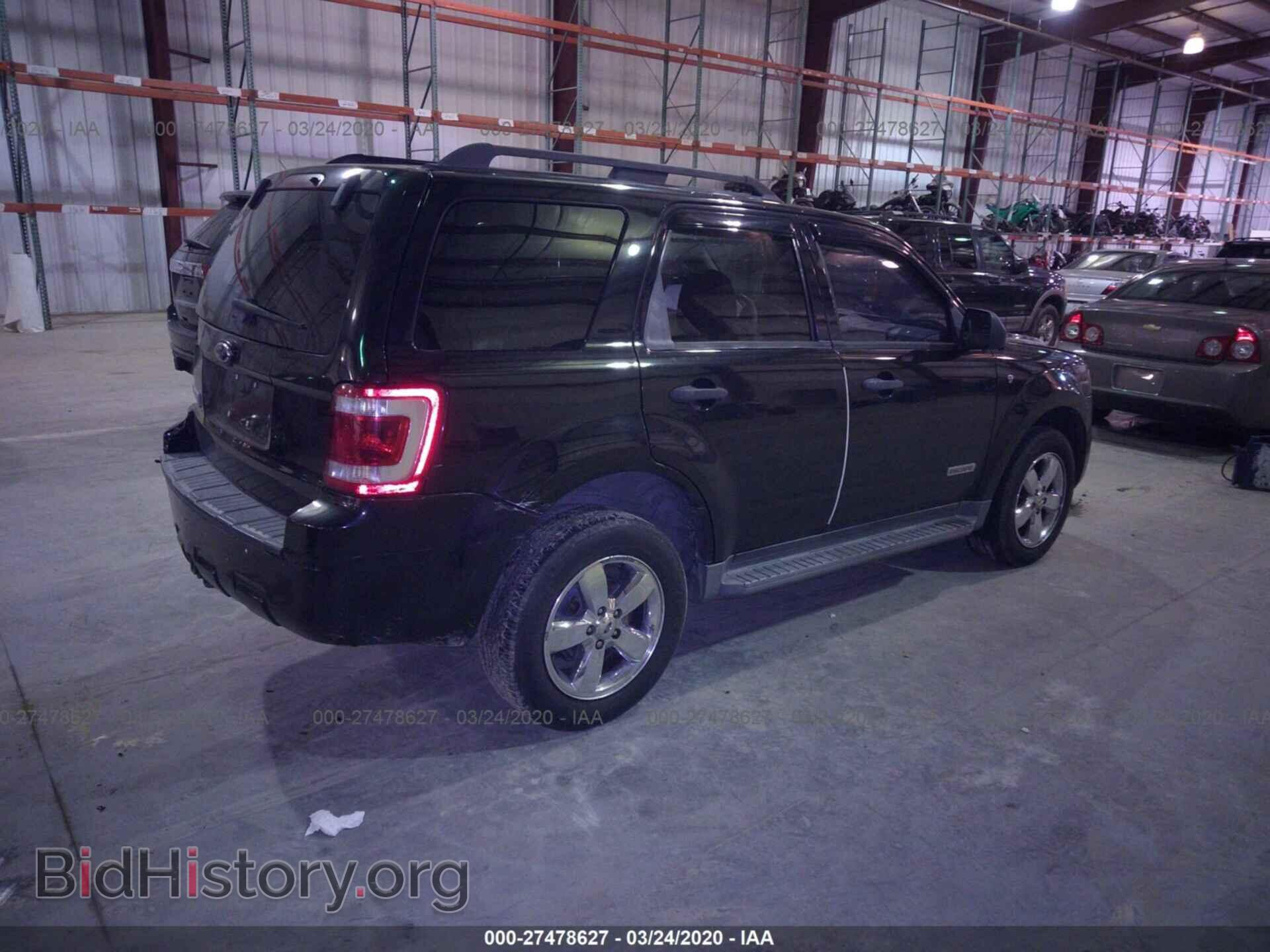 2008 FORD ESCAPE - VIN: 1FMCU03148KB45740 - Фото 4