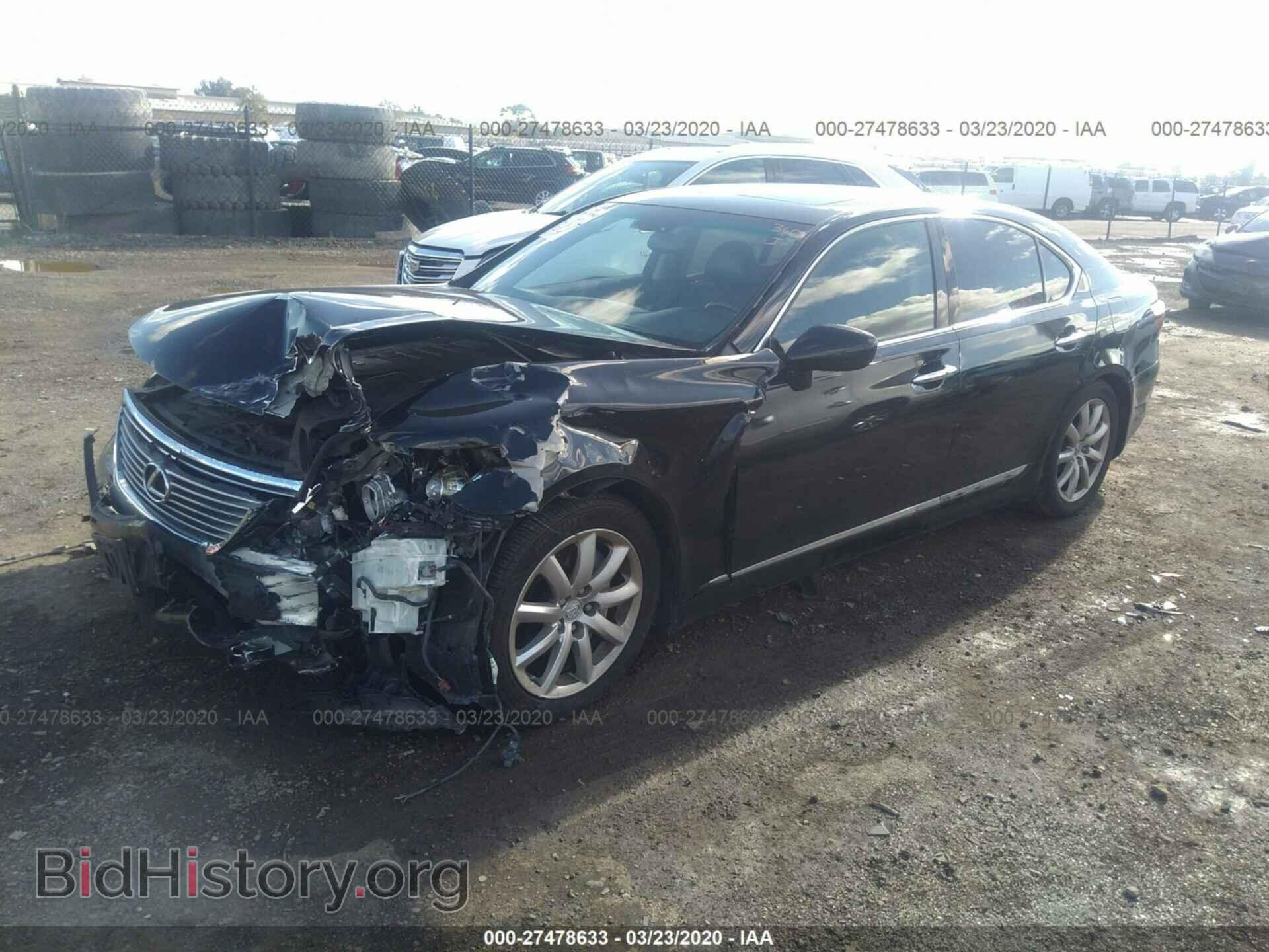 2007 LEXUS LS - VIN: JTHBL46FX75019721 - Photo 2