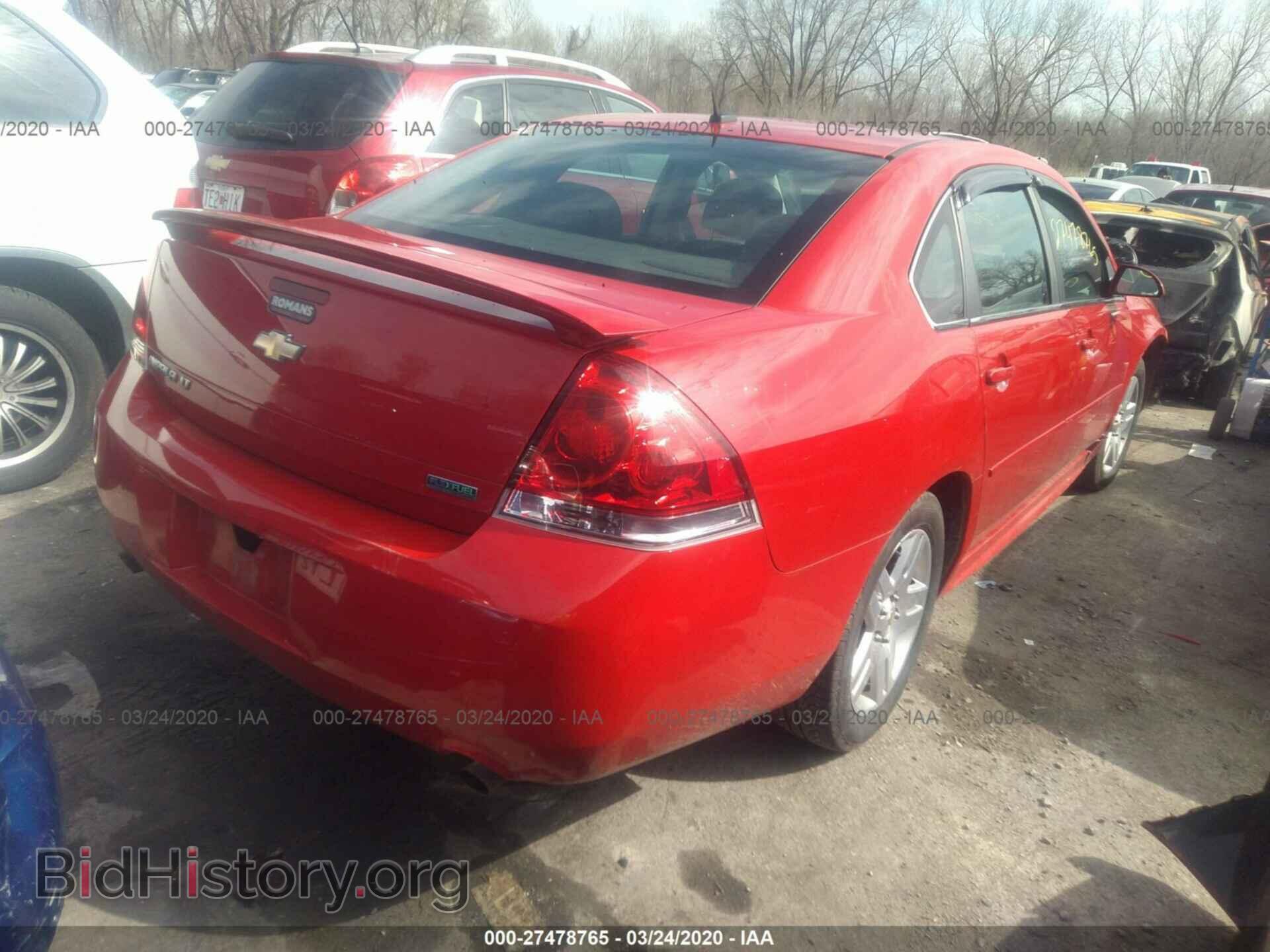 2012 CHEVROLET IMPALA - VIN: 2G1WB5E32C1120291 - Фото 4
