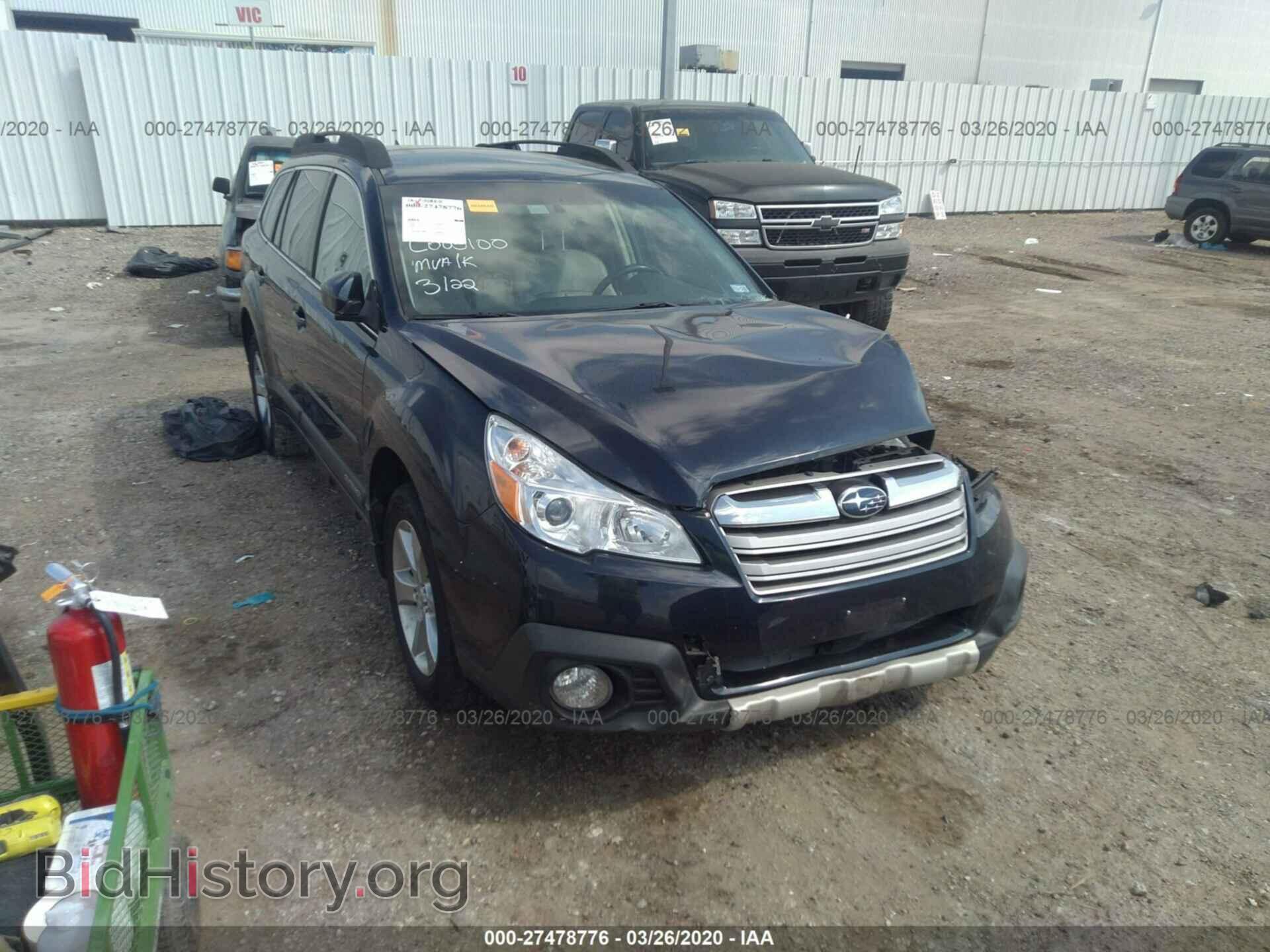 Фотография 4S4BRCLC9E3230045 - SUBARU OUTBACK 2014