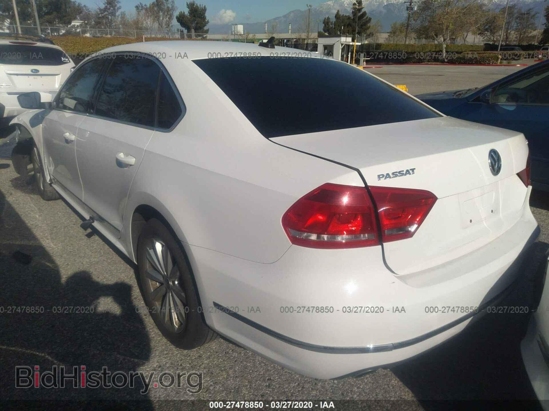 2013 VOLKSWAGEN PASSAT - VIN: 1VWCP7A34DC089485 - Фото 3
