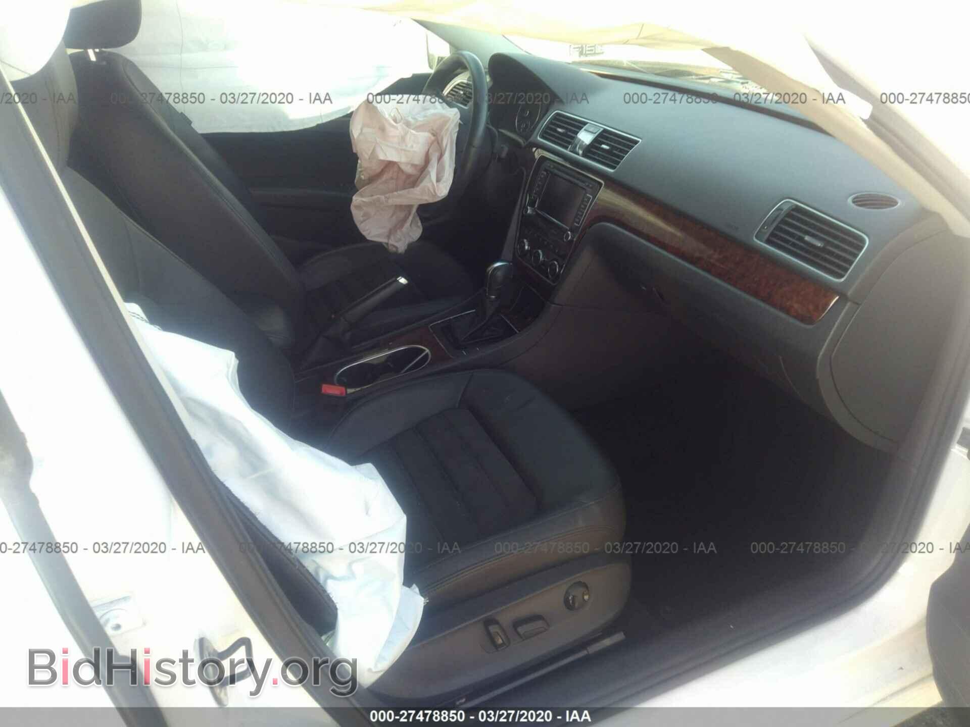 2013 VOLKSWAGEN PASSAT - VIN: 1VWCP7A34DC089485 - Фото 5