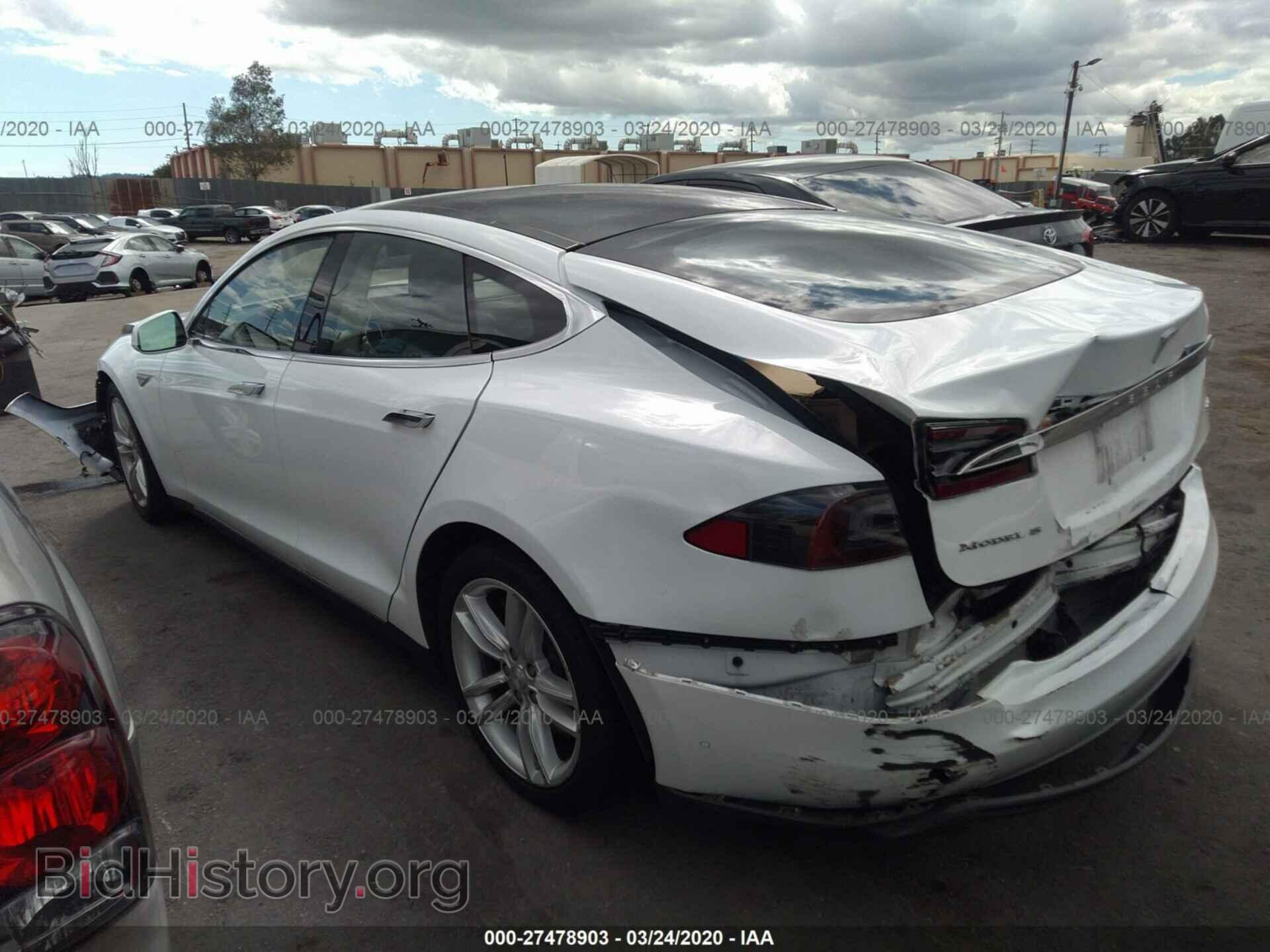 2015 TESLA MODEL S - VIN: 5YJSA1H2XFF095291 - Фото 3