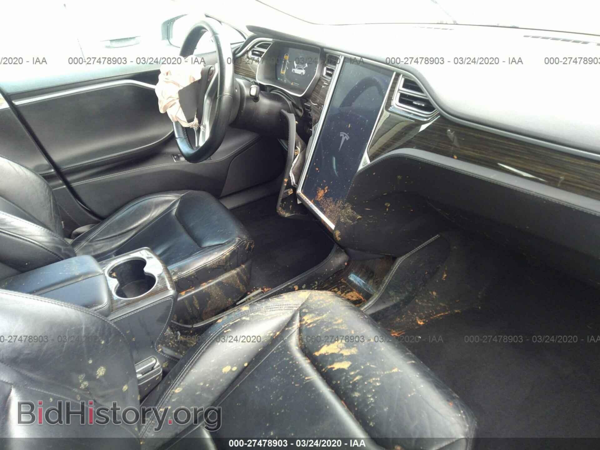 2015 TESLA MODEL S - VIN: 5YJSA1H2XFF095291 - Фото 5