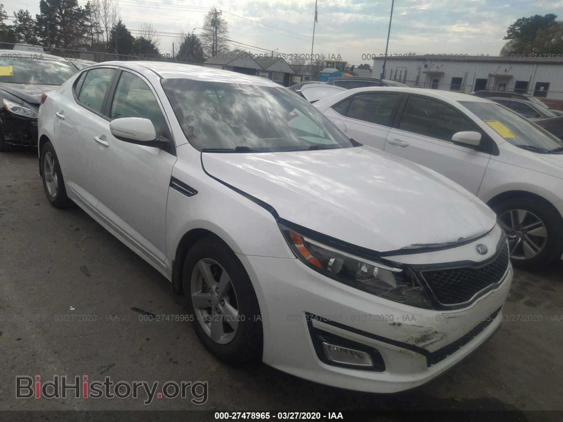 Фотография KNAGM4A70E5488718 - KIA OPTIMA 2014
