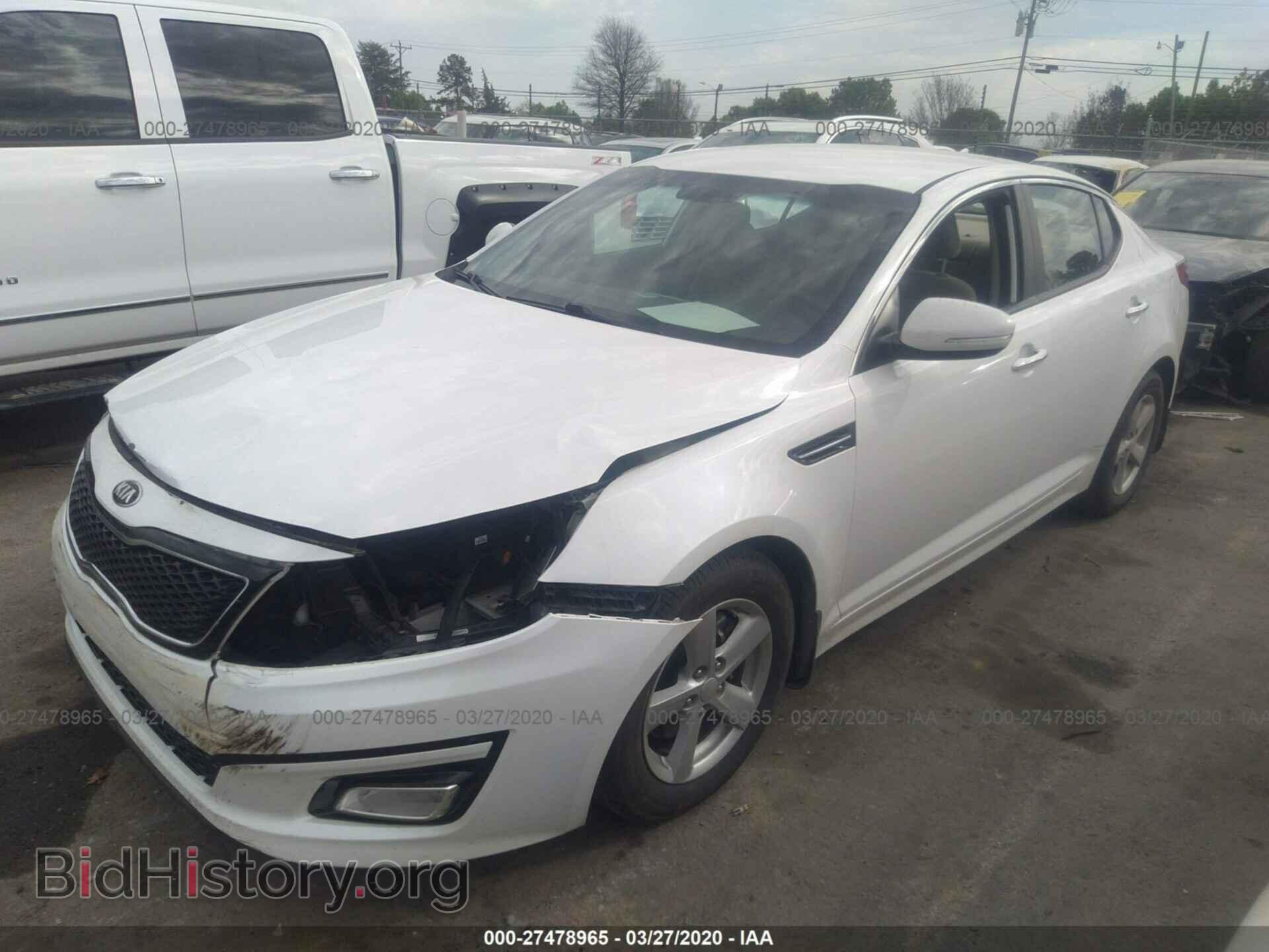 2014 KIA OPTIMA - VIN: KNAGM4A70E5488718 - Фото 2