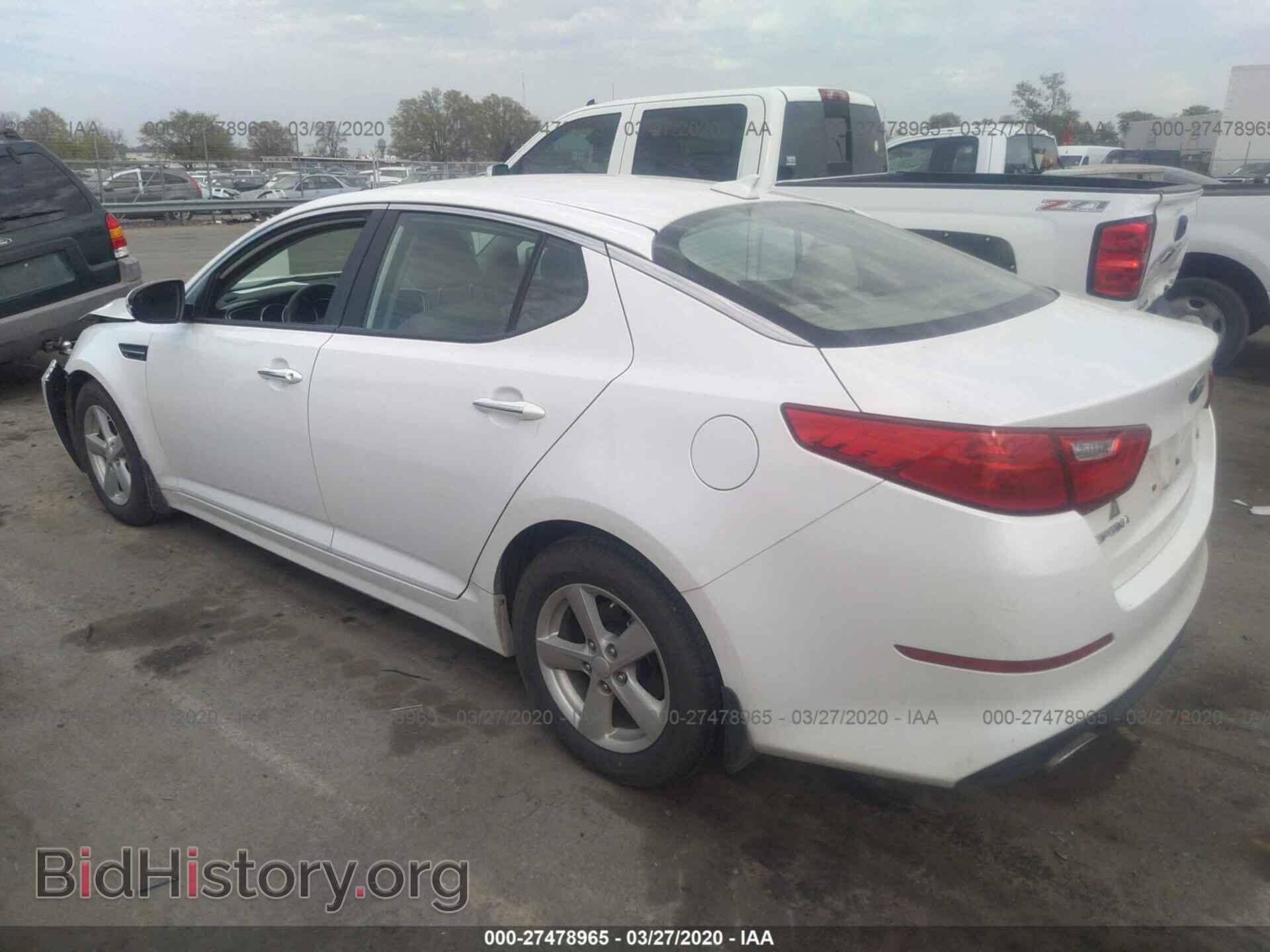 2014 KIA OPTIMA - VIN: KNAGM4A70E5488718 - Фото 3