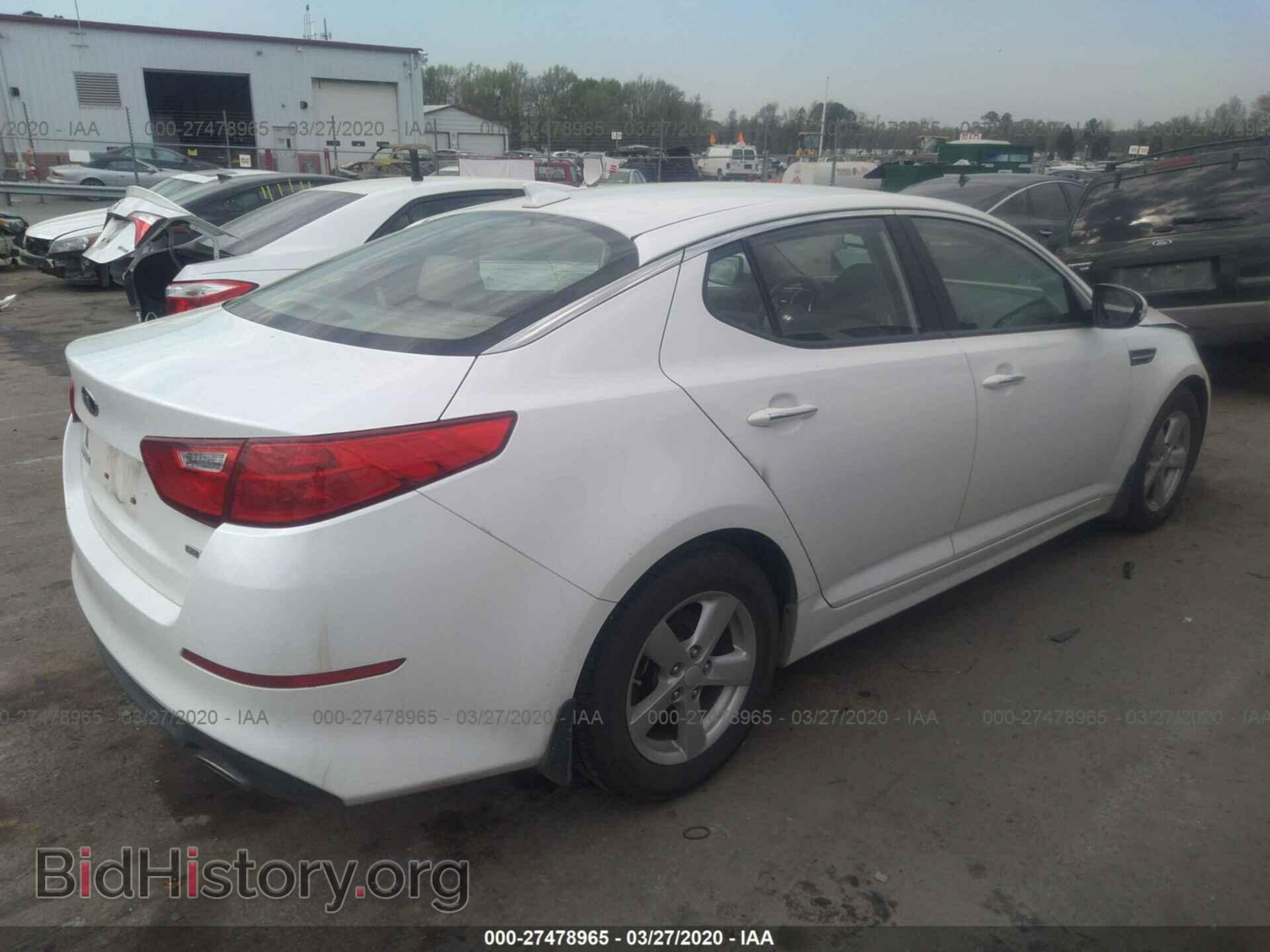 2014 KIA OPTIMA - VIN: KNAGM4A70E5488718 - Фото 4