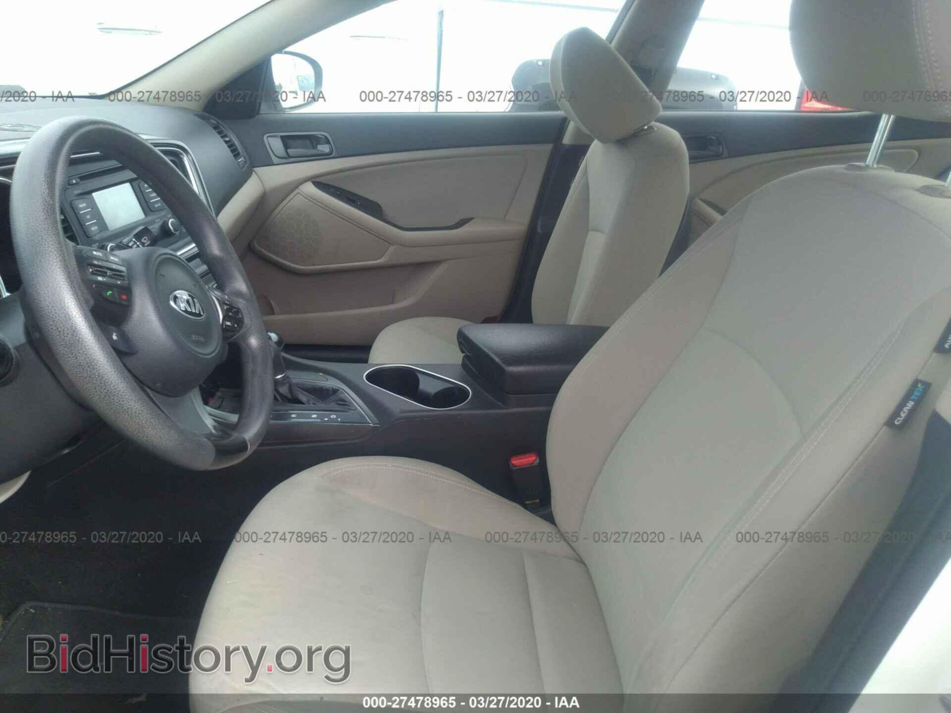2014 KIA OPTIMA - VIN: KNAGM4A70E5488718 - Фото 5