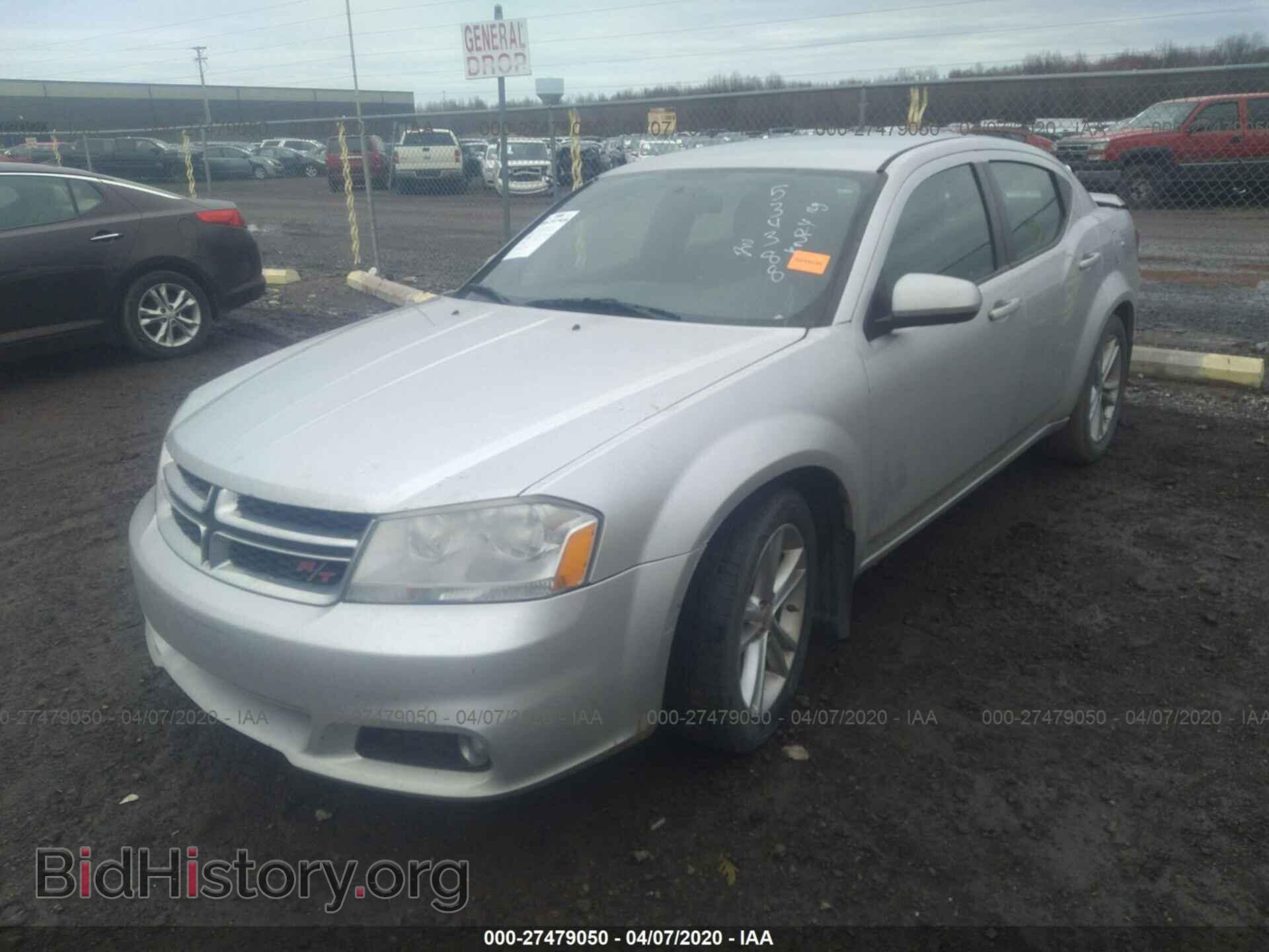 2011 DODGE AVENGER - VIN: 1B3BD1FG0BN534338 - Фото 2