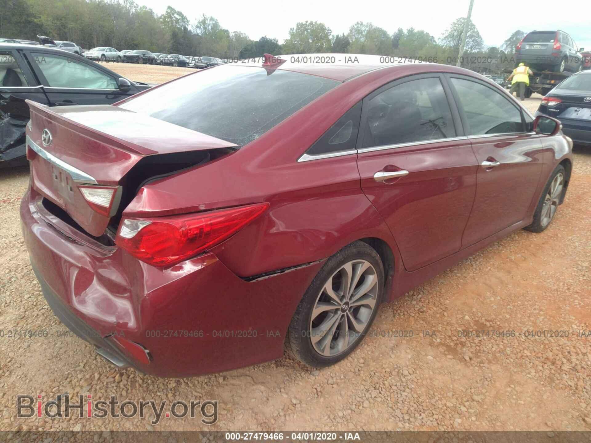 2014 HYUNDAI SONATA - VIN: 5NPEC4AC6EH915183 - Фото 4