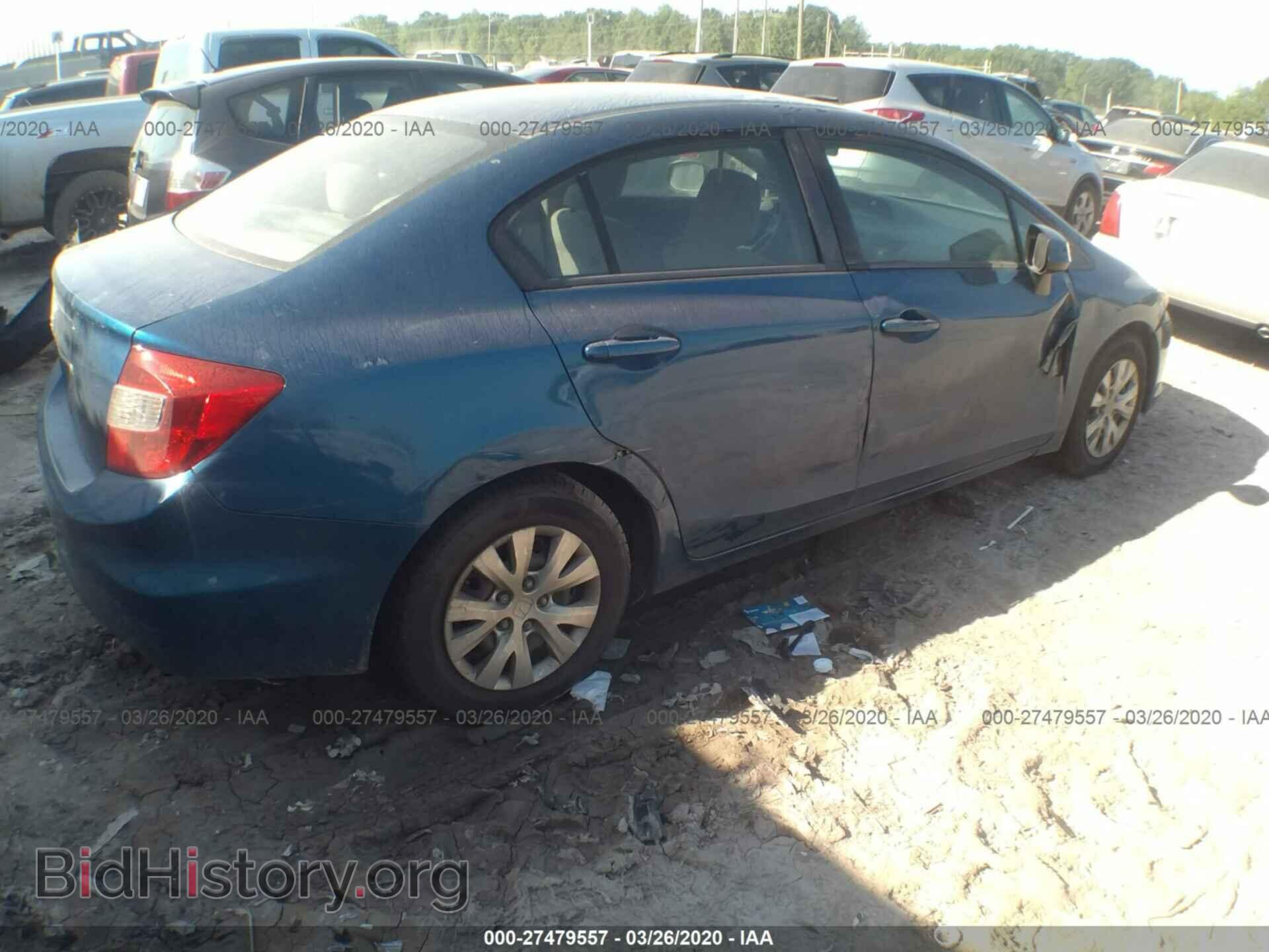 2012 HONDA CIVIC - VIN: 2HGFB2F50CH556149 - Фото 4