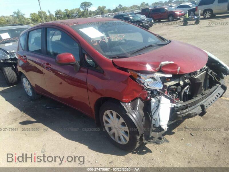 2014 Nissan VERSA NOTE S/S Plus/SV/SL (VIN 3N1CE2CP0EL420552) — фото 1 из 11, IAAI, повреждение: передняя часть