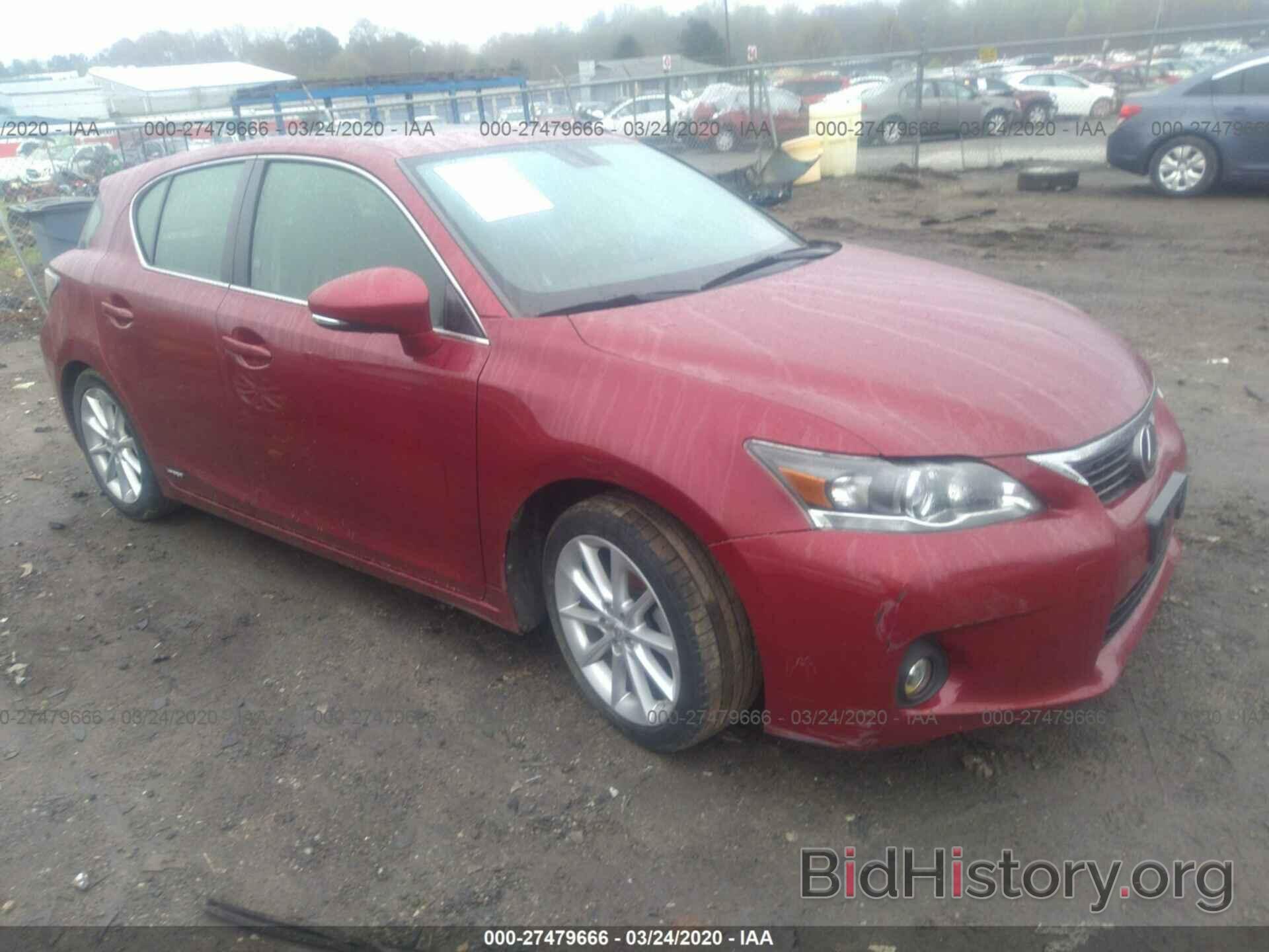 Photo JTHKD5BH7C2085410 - LEXUS CT 2012