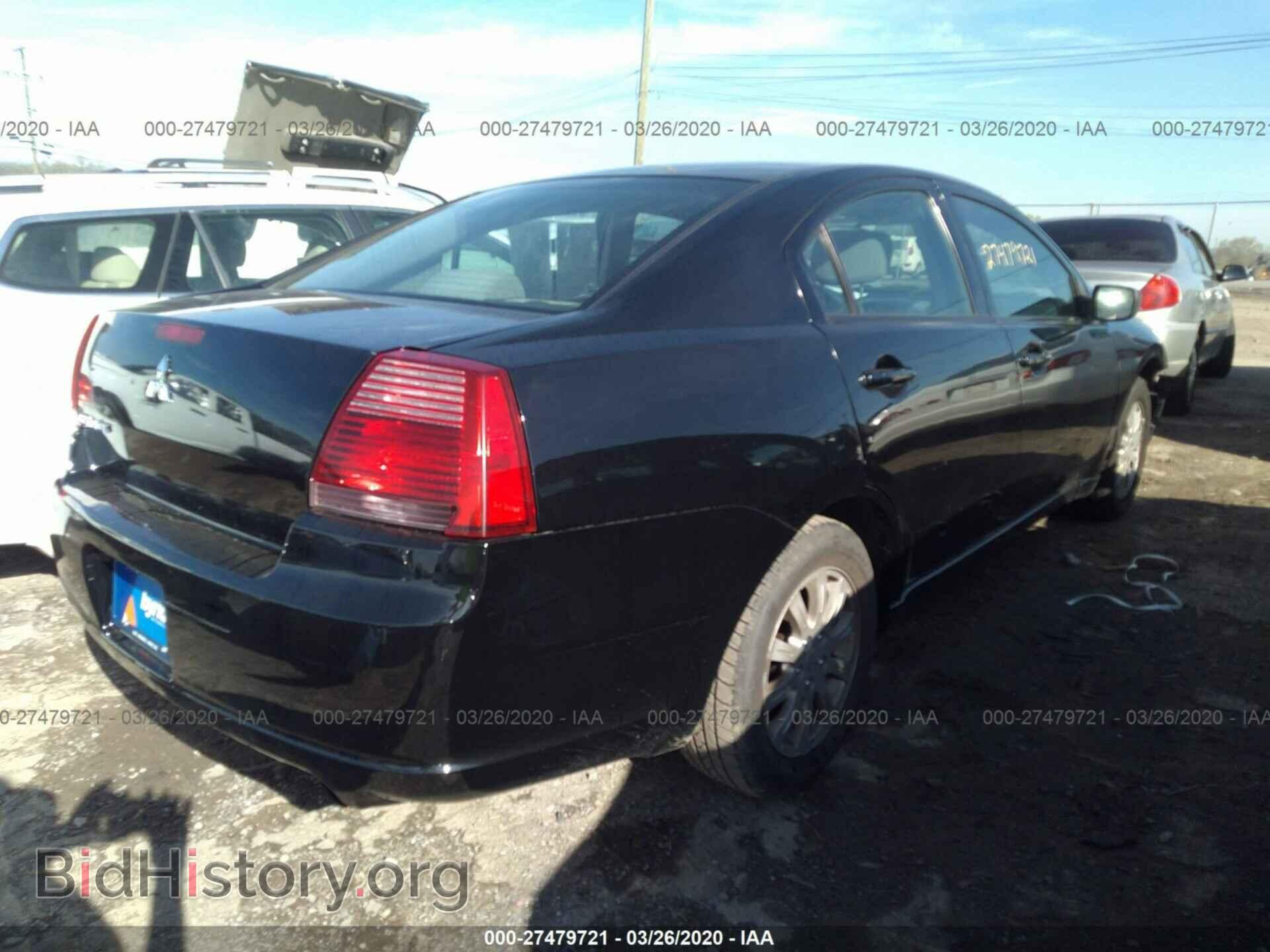2007 MITSUBISHI GALANT - VIN: 4A3AB36F17E083072 - Фото 4