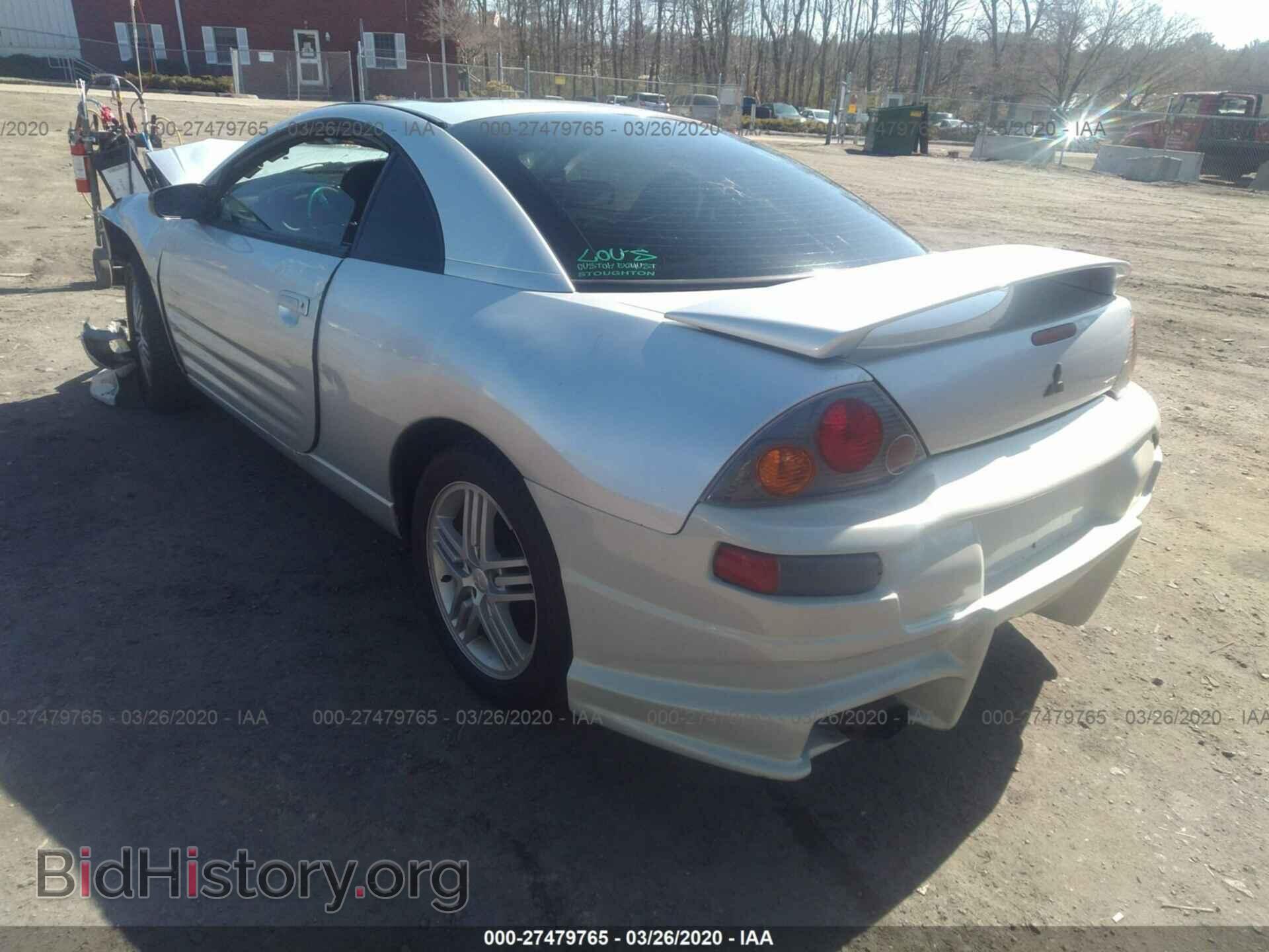 2003 MITSUBISHI ECLIPSE - VIN: 4A3AC44G03E179431 - Фото 3