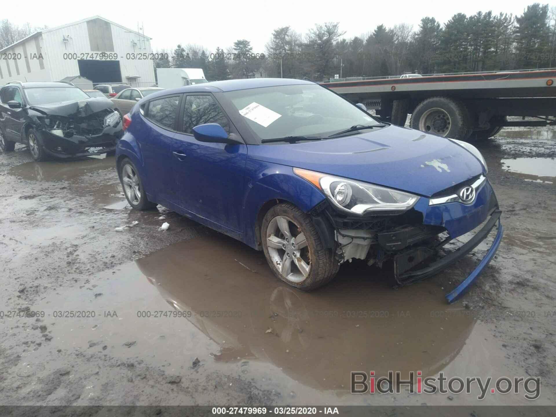 Photo KMHTC6AD4CU028627 - HYUNDAI VELOSTER 2012