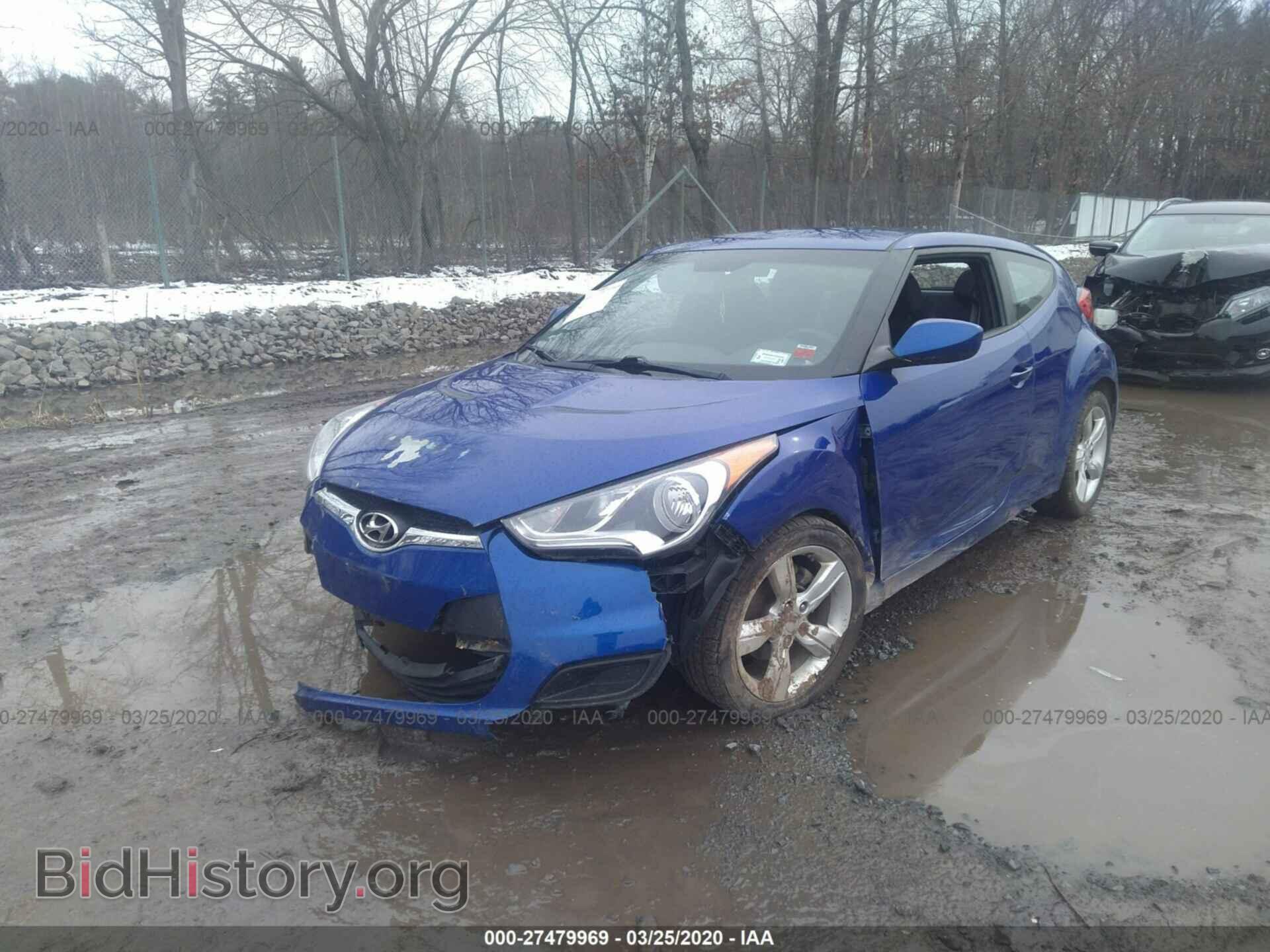 2012 HYUNDAI VELOSTER - VIN: KMHTC6AD4CU028627 - Фото 2