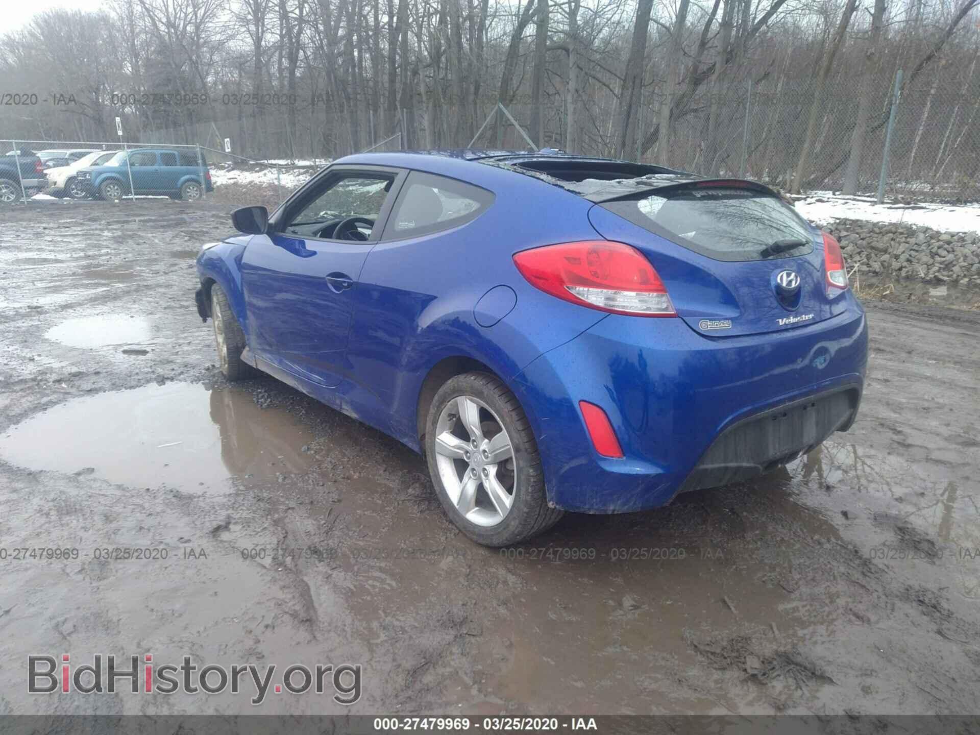 2012 HYUNDAI VELOSTER - VIN: KMHTC6AD4CU028627 - Фото 3