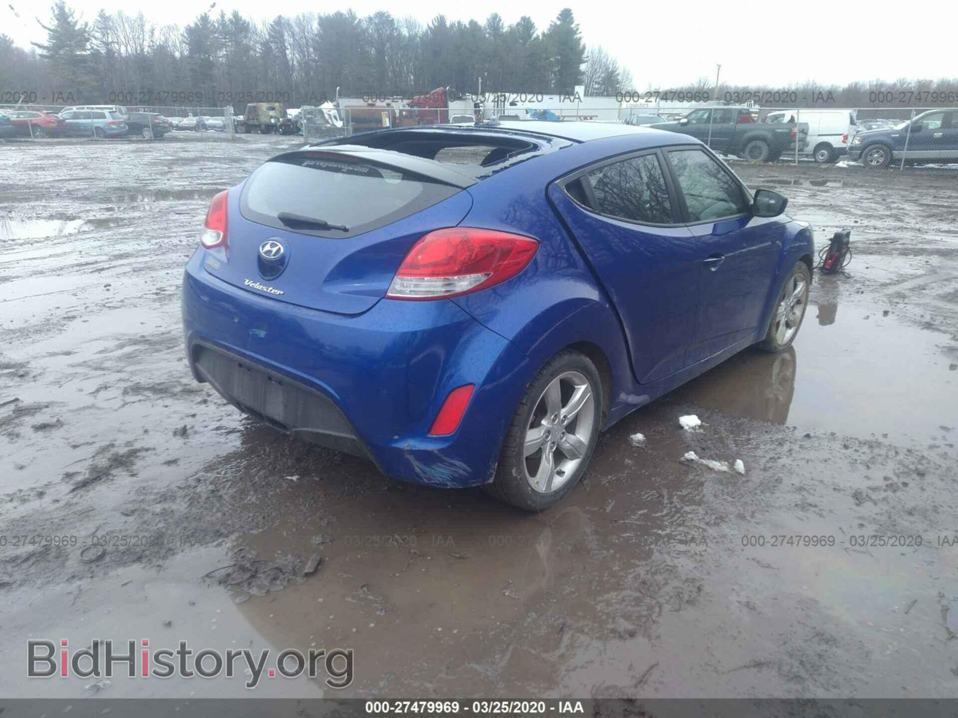 2012 HYUNDAI VELOSTER - VIN: KMHTC6AD4CU028627 - Фото 4