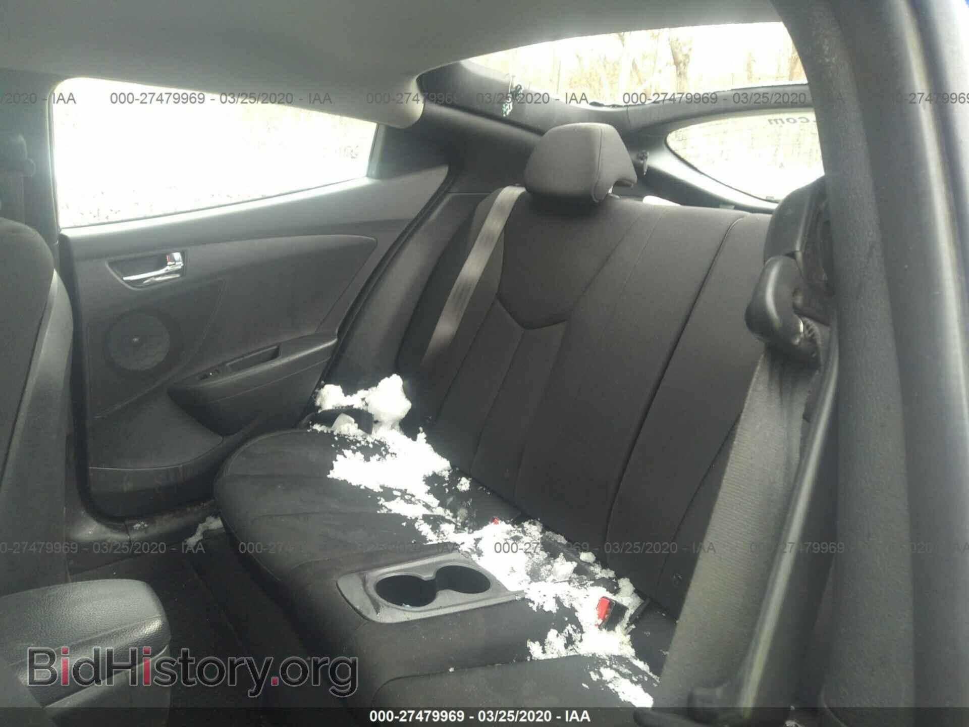 2012 HYUNDAI VELOSTER - VIN: KMHTC6AD4CU028627 - Фото 8