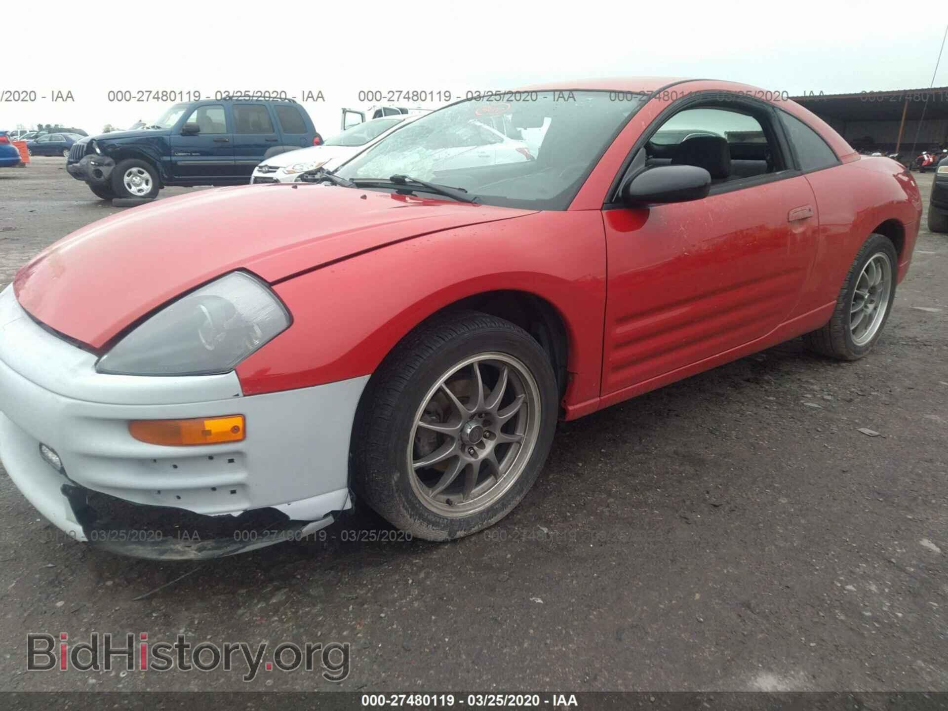 2002 MITSUBISHI ECLIPSE - VIN: 4A3AC34G12E096633 - Фото 2