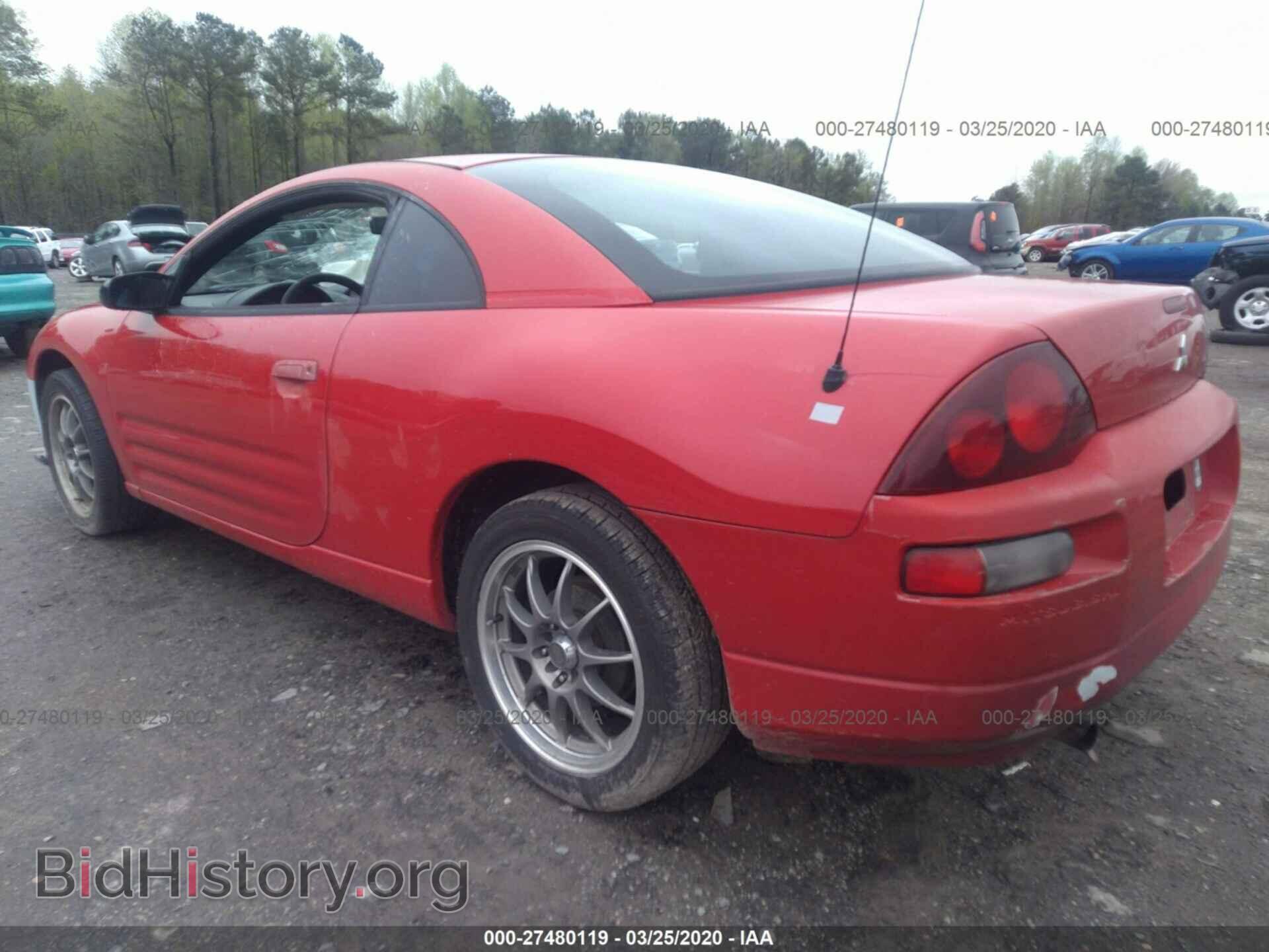 2002 MITSUBISHI ECLIPSE - VIN: 4A3AC34G12E096633 - Фото 3