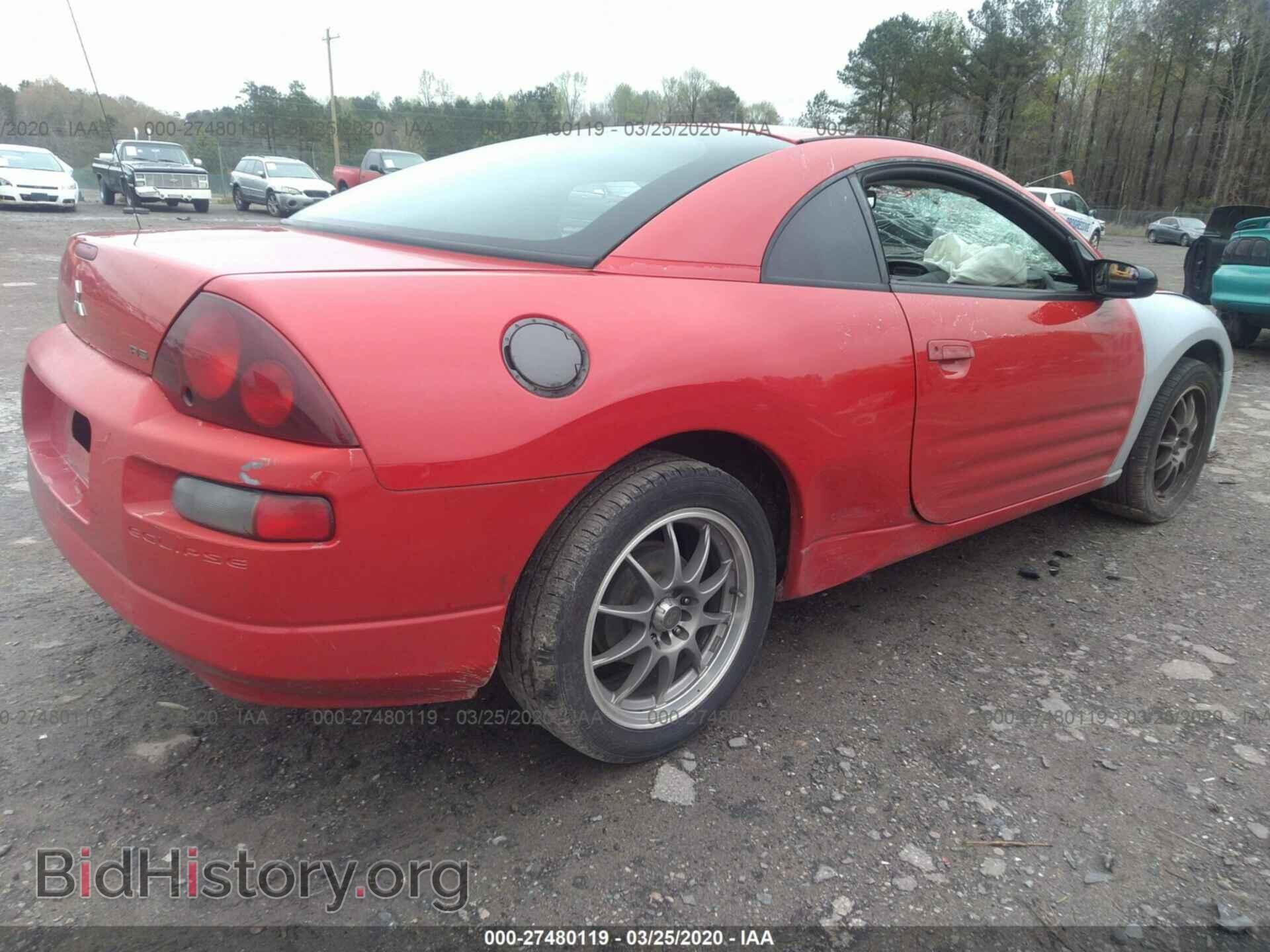 2002 MITSUBISHI ECLIPSE - VIN: 4A3AC34G12E096633 - Фото 4