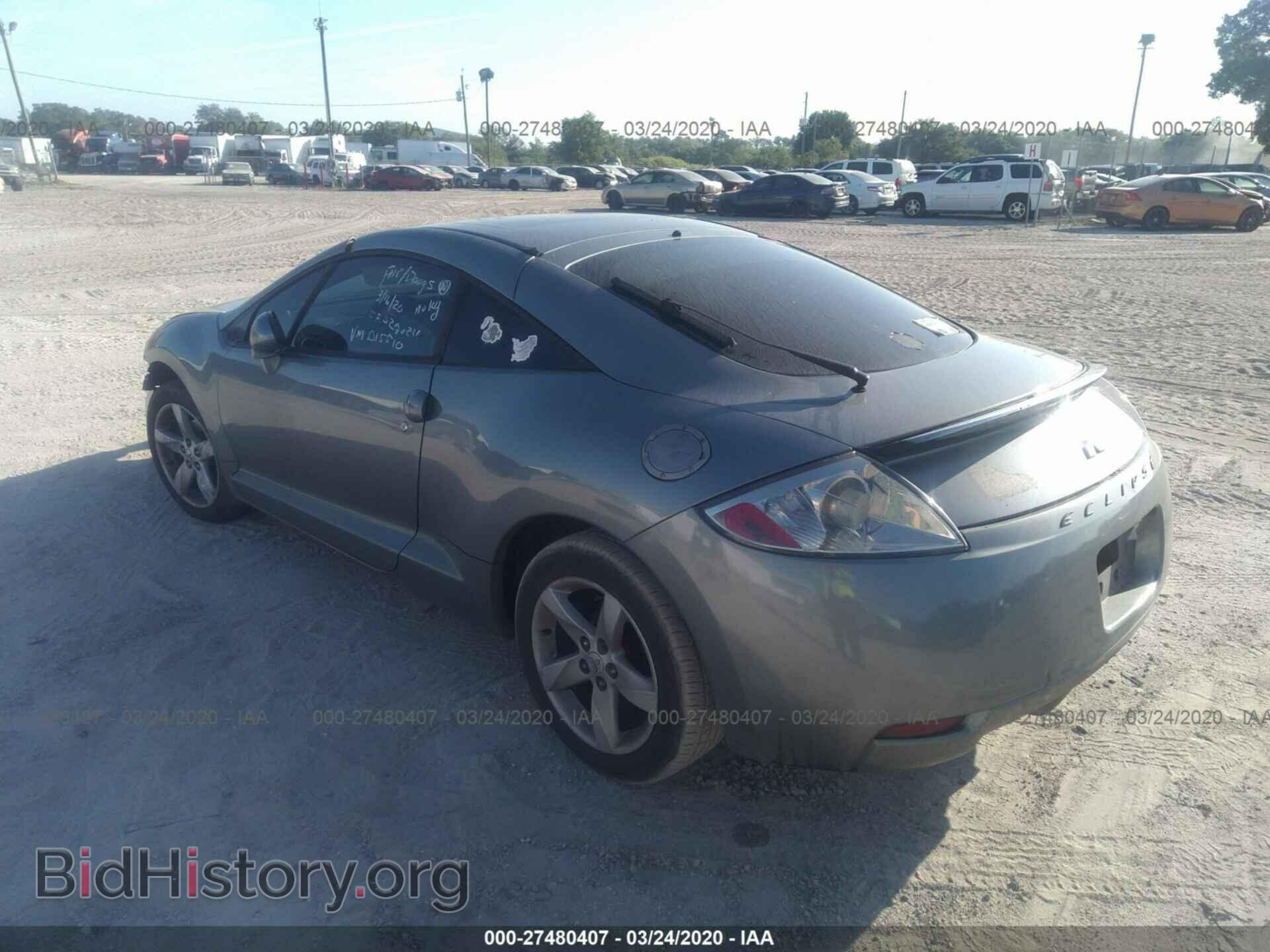 2007 MITSUBISHI ECLIPSE - VIN: 4A3AK24F47E015510 - Фото 3