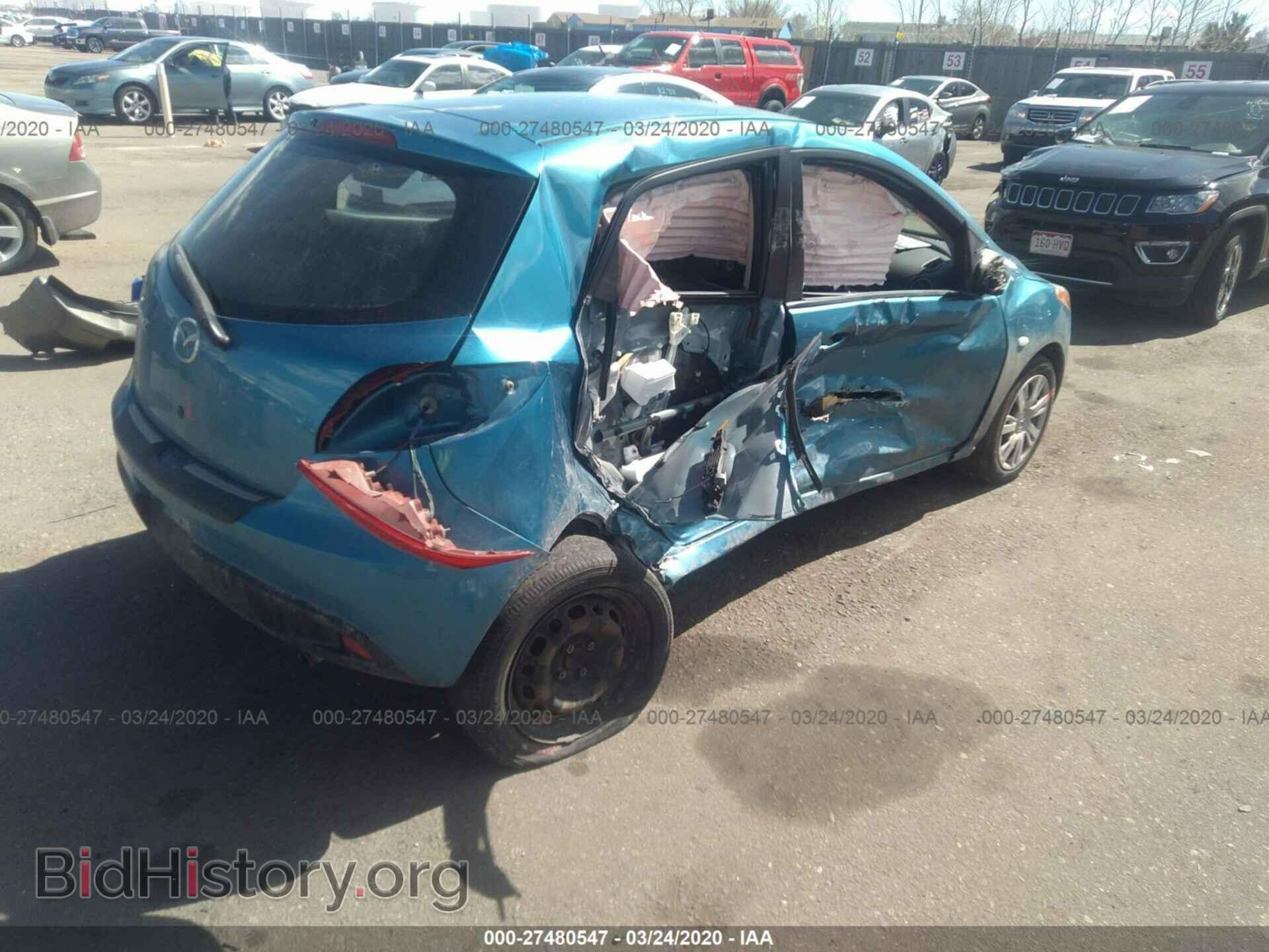 2012 MAZDA MAZDA2 - VIN: JM1DE1KZ2C0150832 - Photo 4